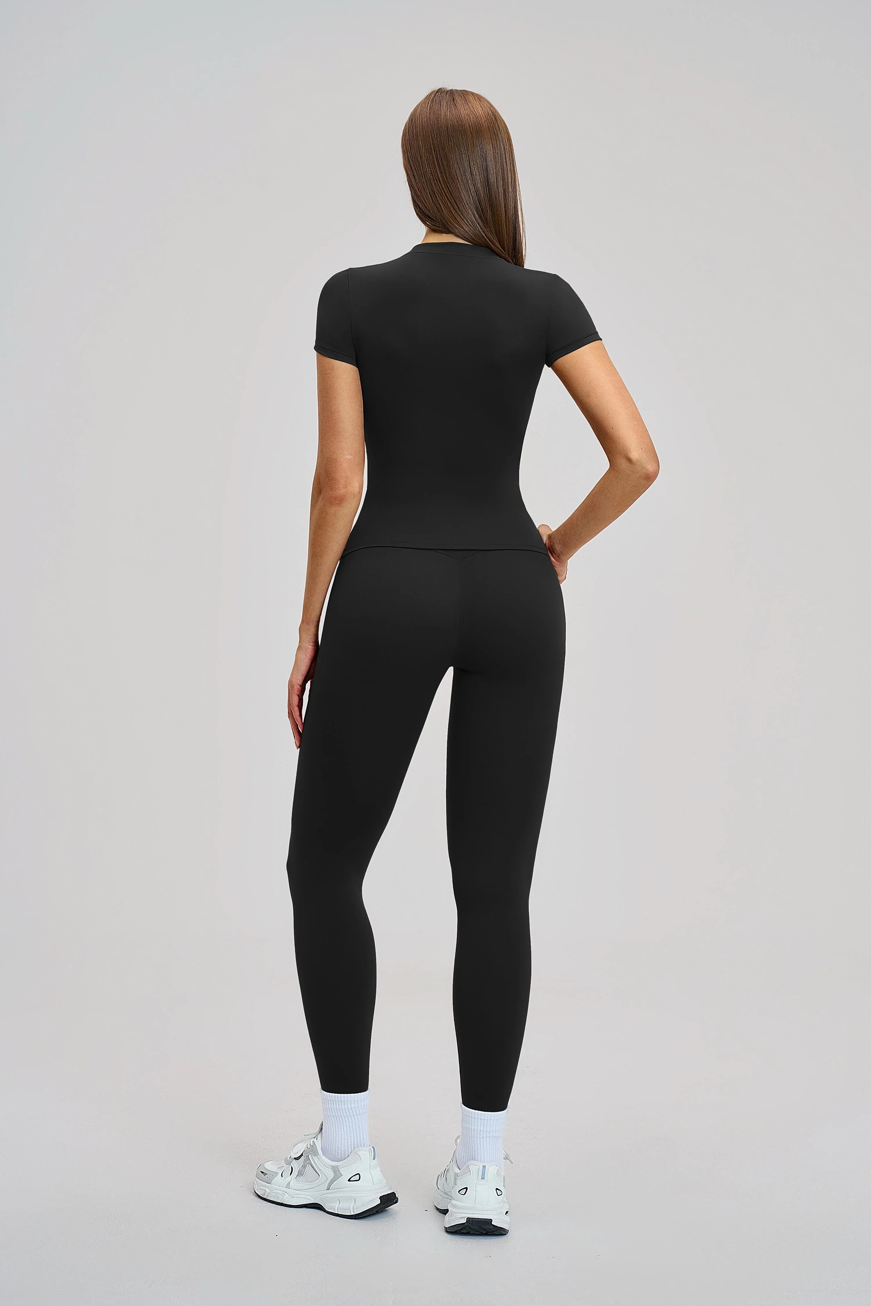 Mesh Cover-Up Short-Sleeve Tee