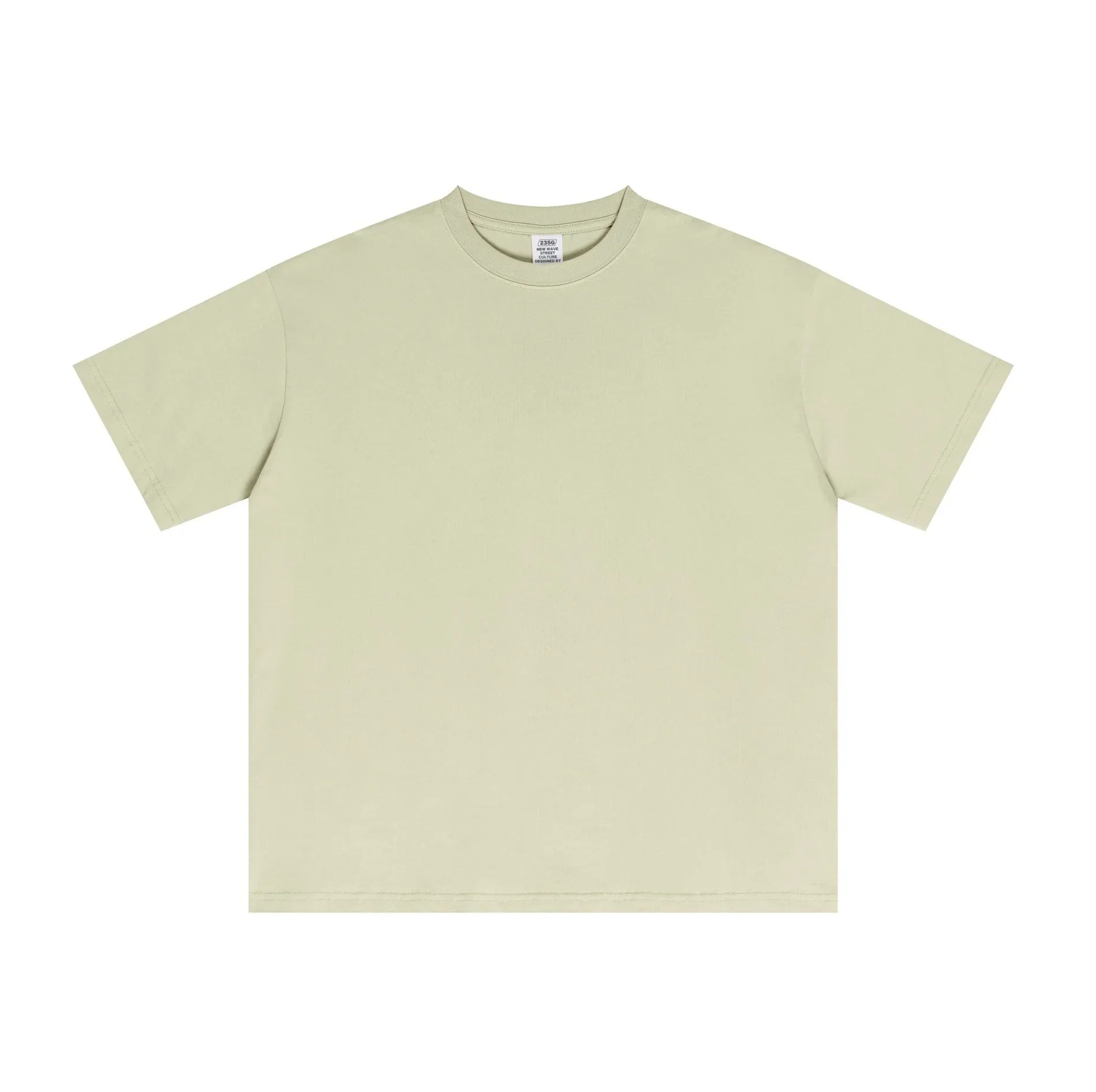 Men Solid Color Loose Fit T-Shirt