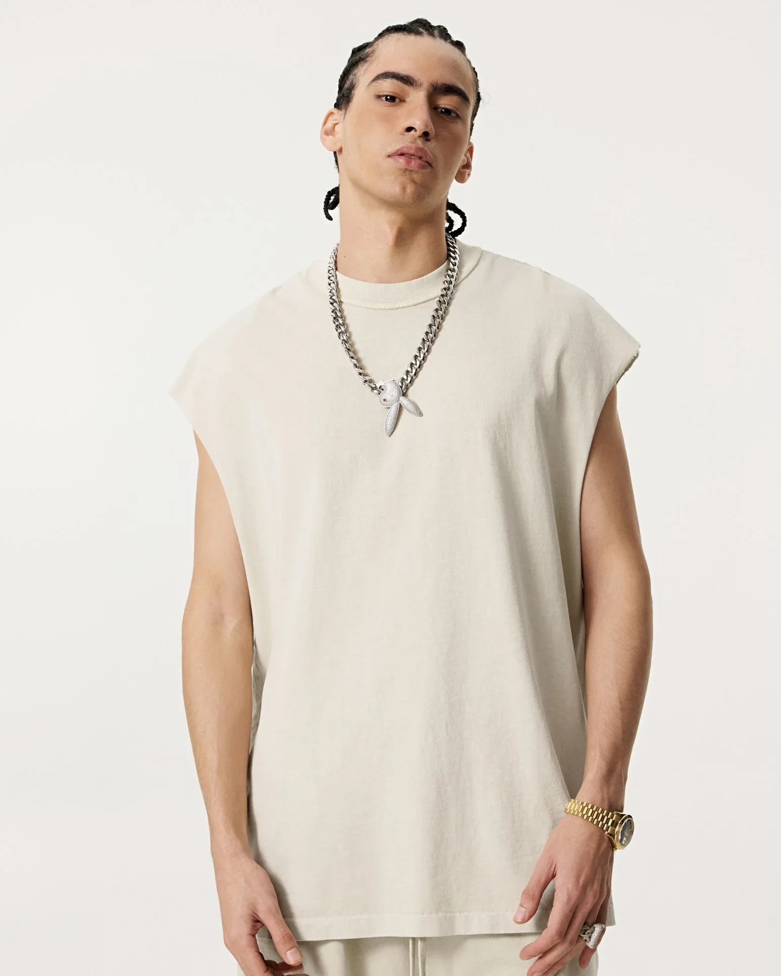 Oversized Sleeveless Tank Top