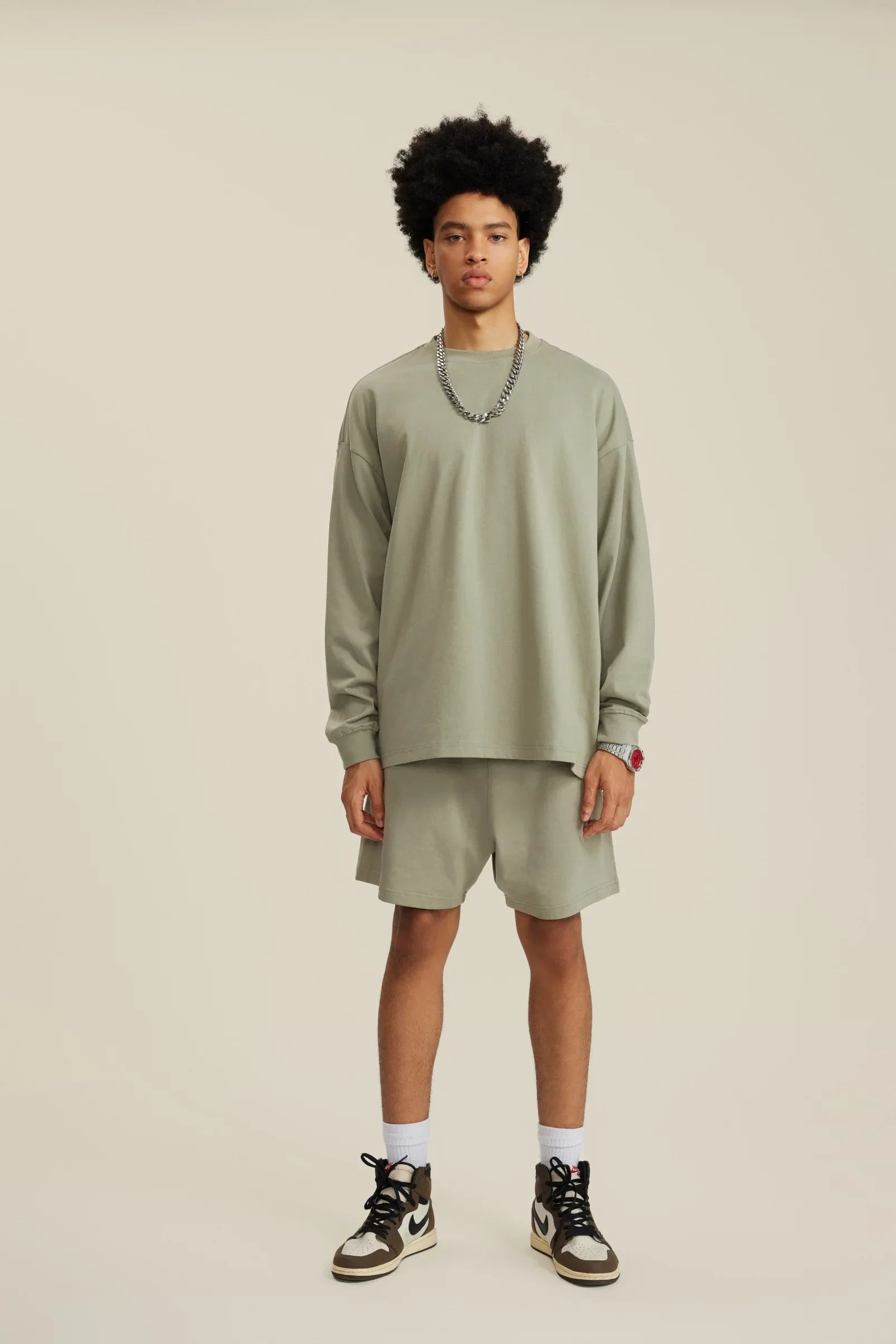 Pure Cotton Oversized Long Sleeve