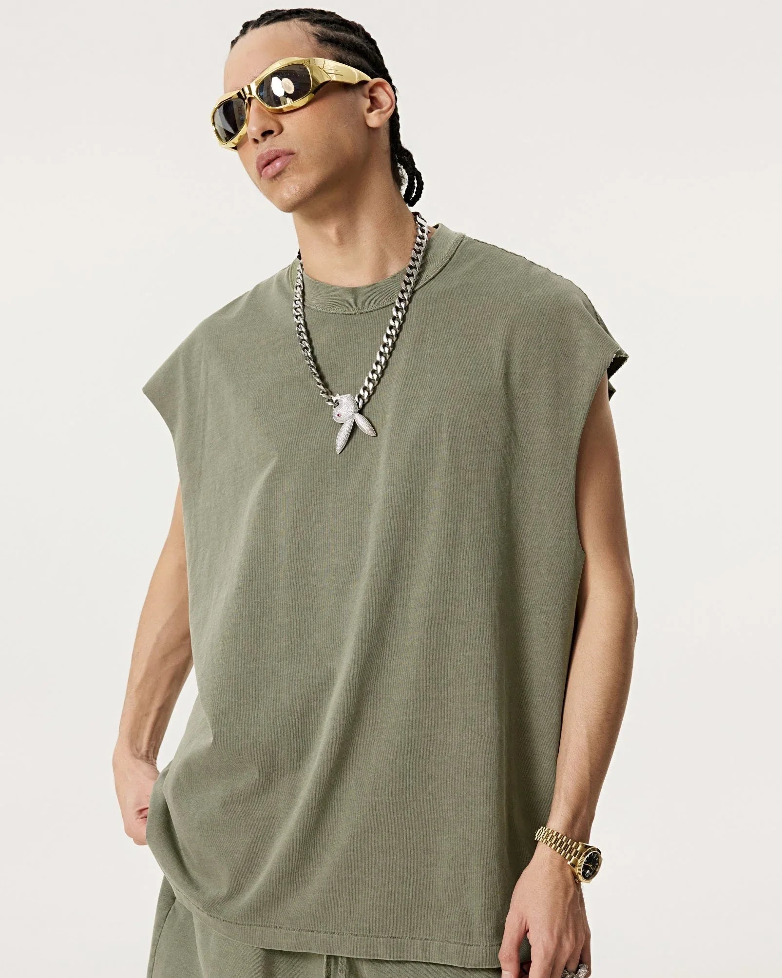 Oversized Sleeveless Tank Top