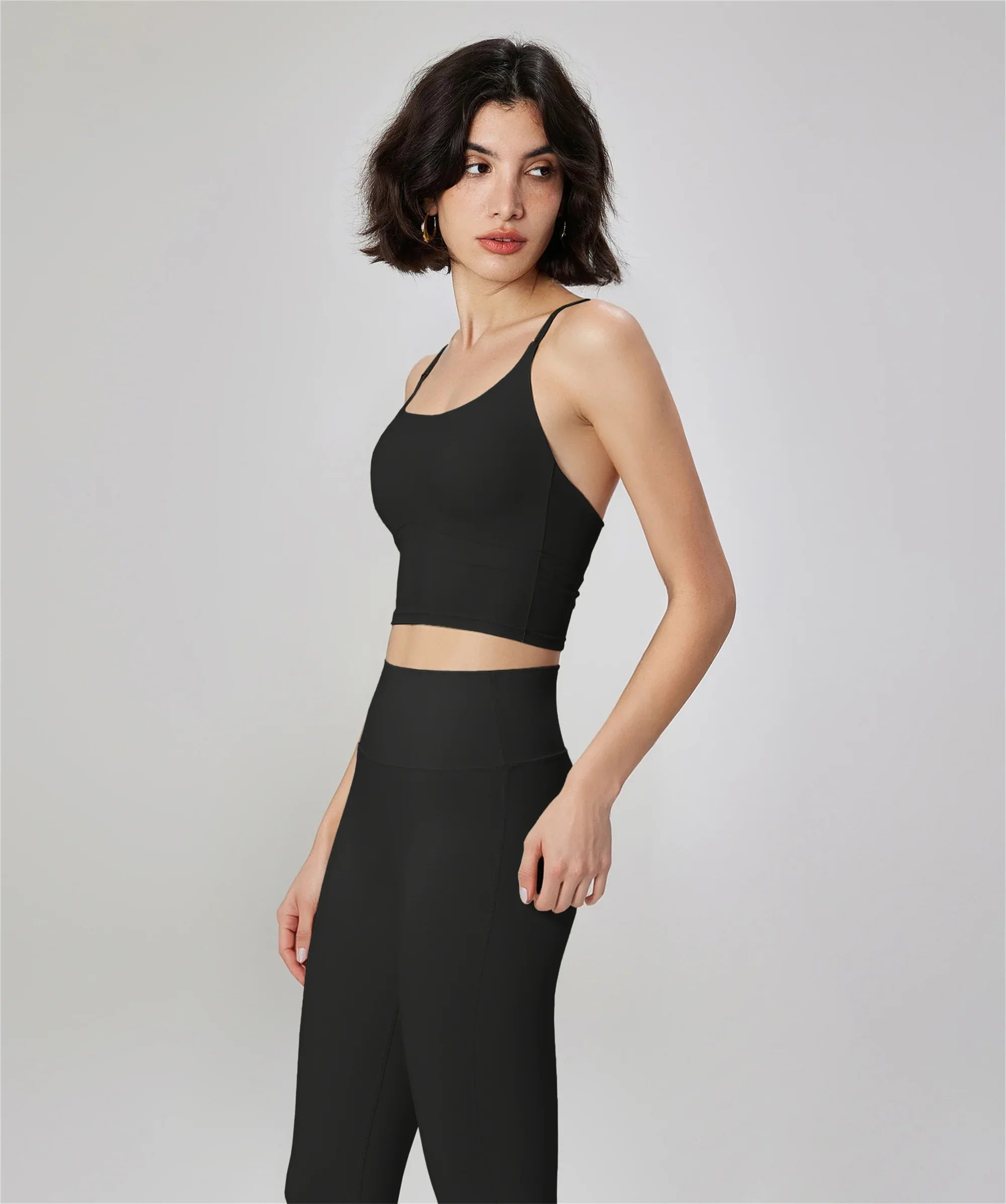 Cross-Back Yoga Sports Bra