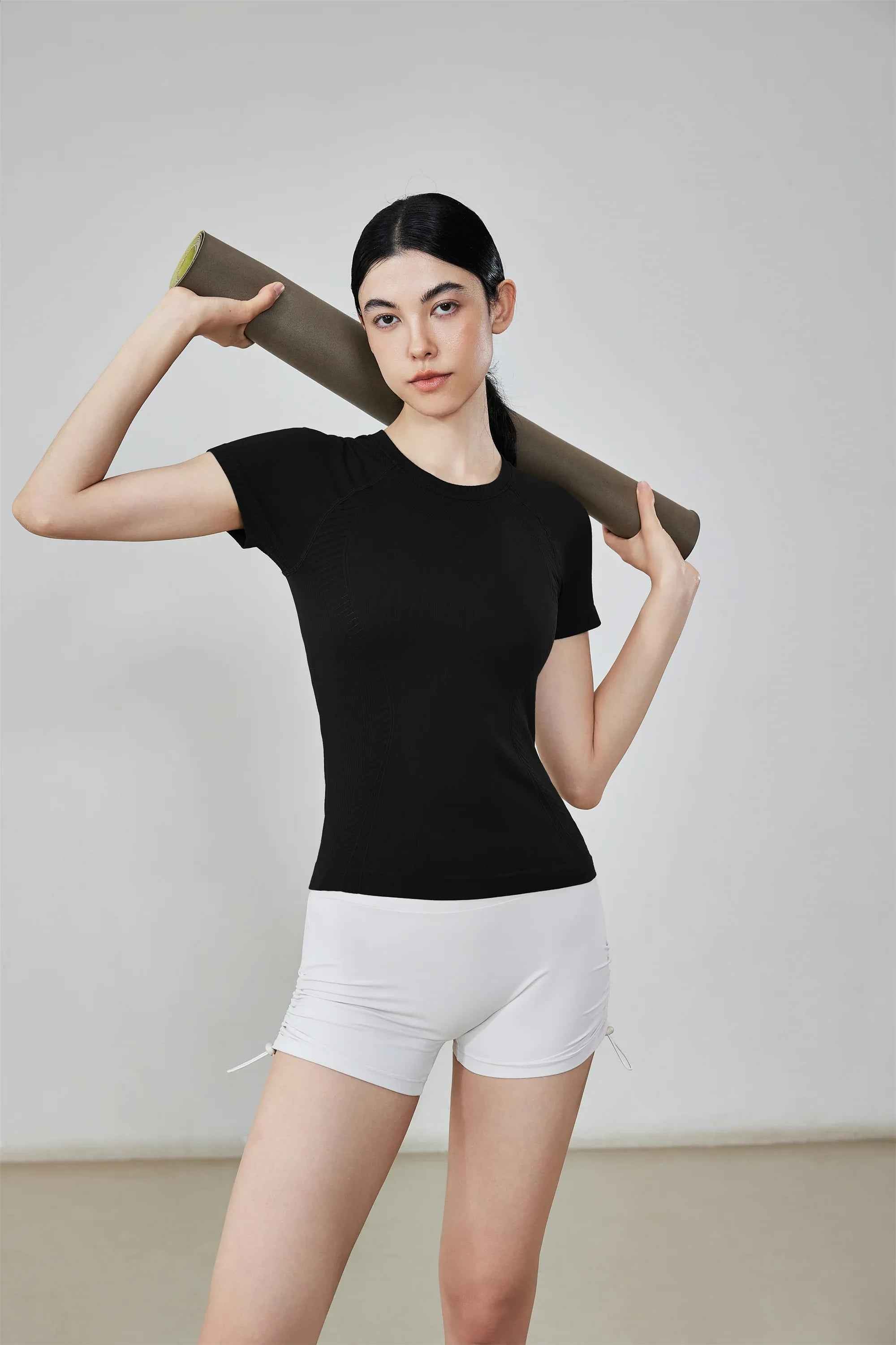 Seamless Short Sleeve Yoga Top