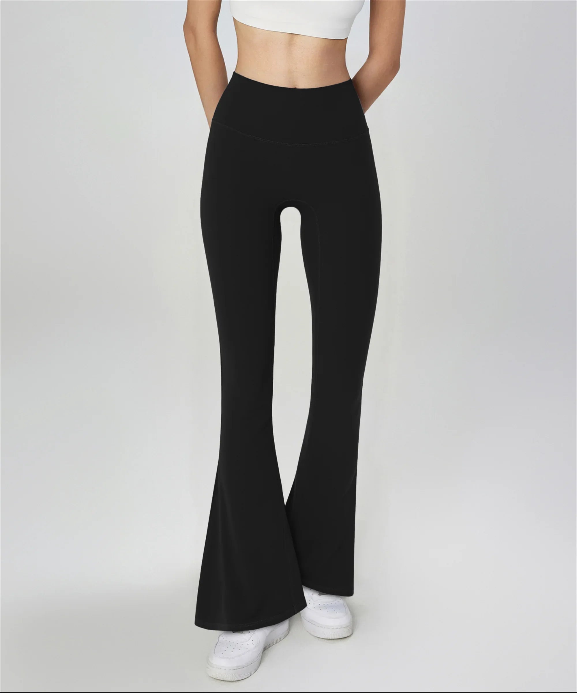 High-Waisted Flared Yoga Leggings
