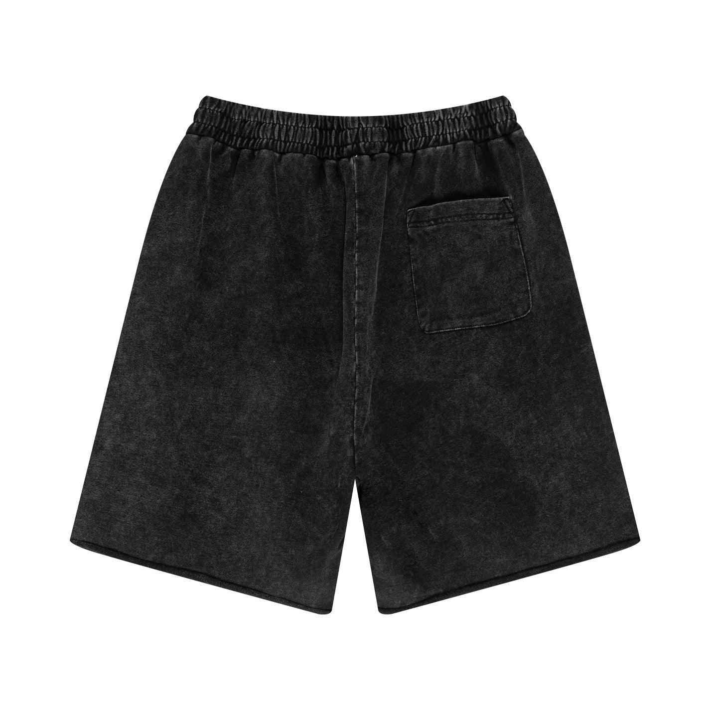 Street Vintage Raw Hem Shorts