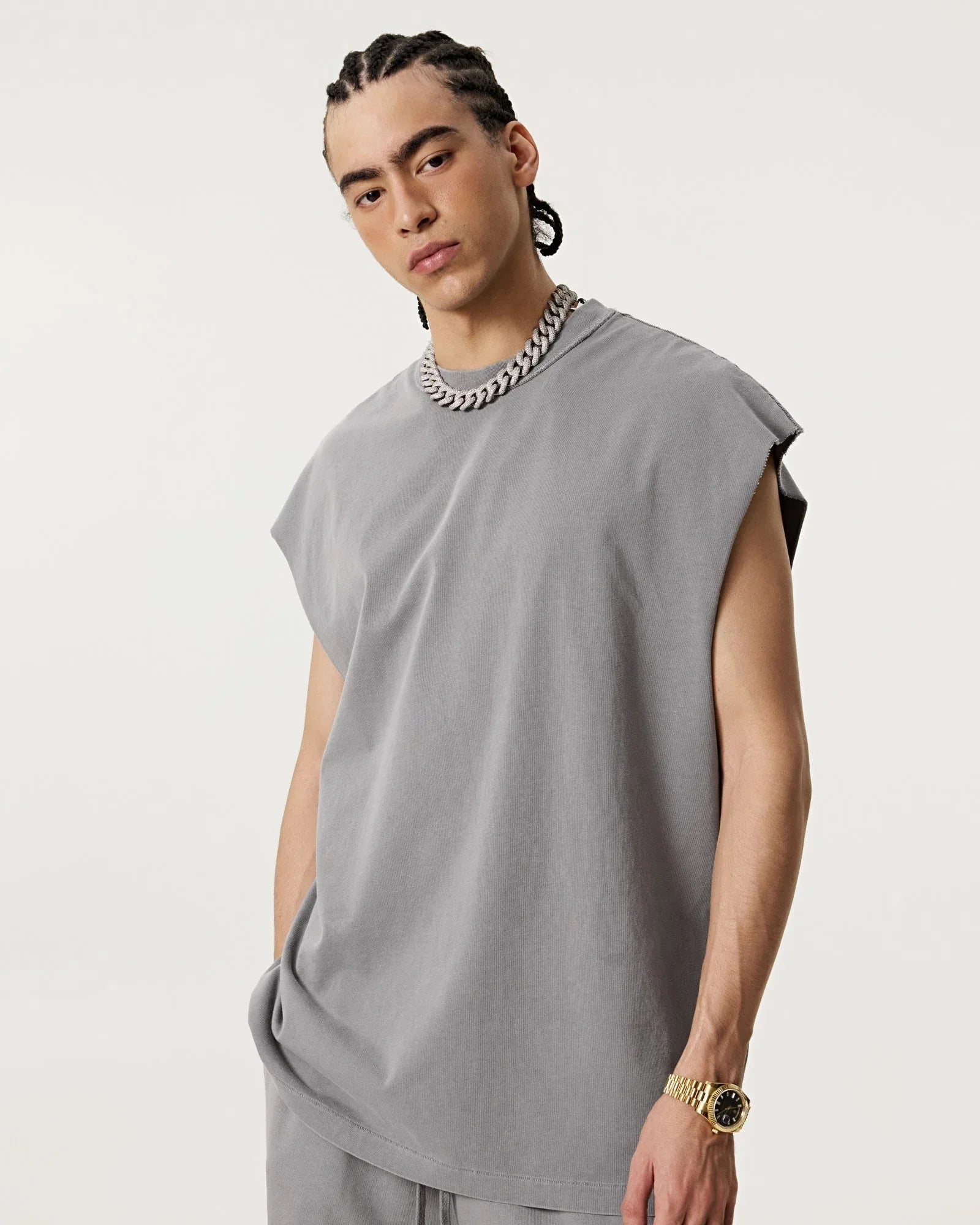 Oversized Sleeveless Tank Top