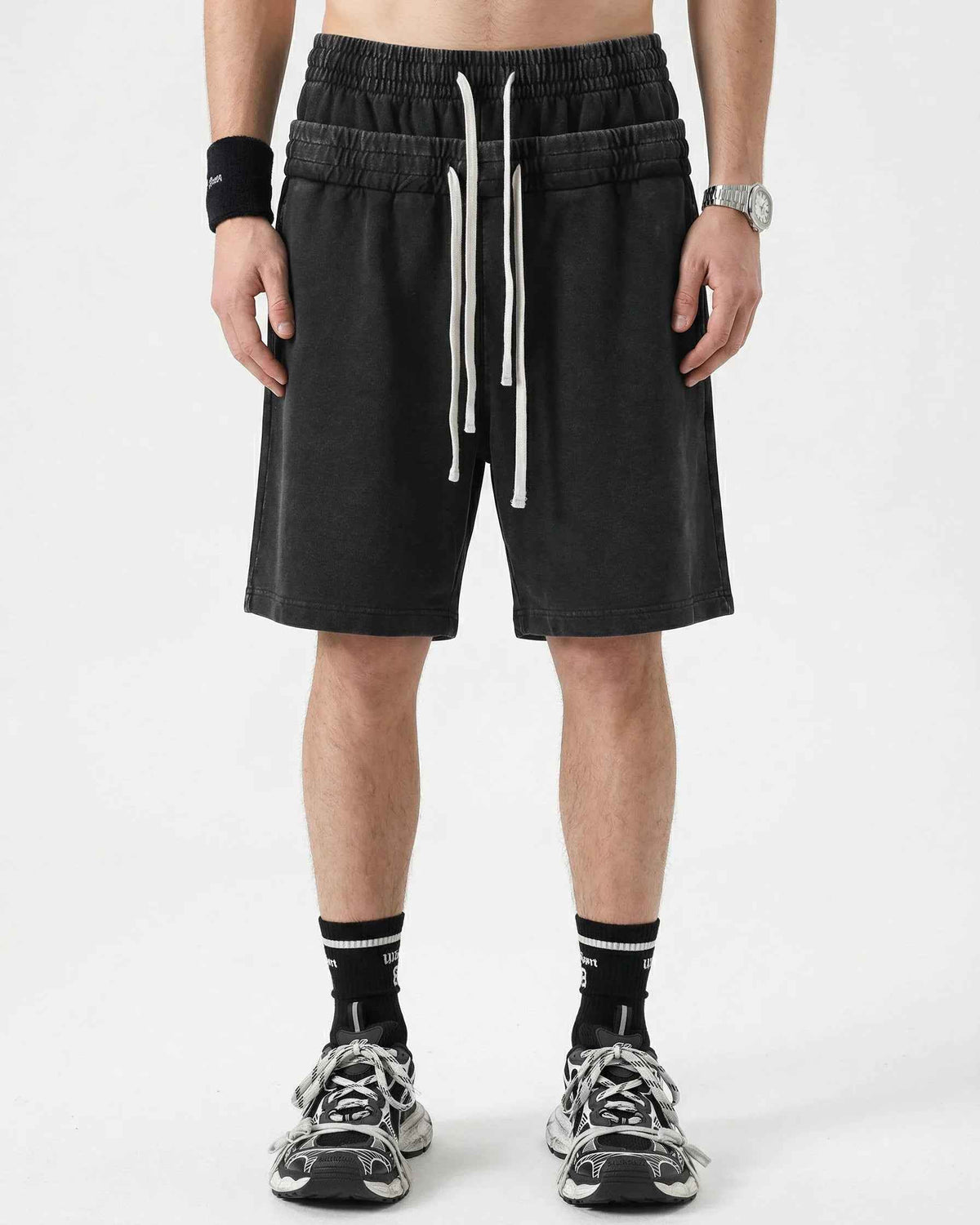 320g Washed Denim Shorts