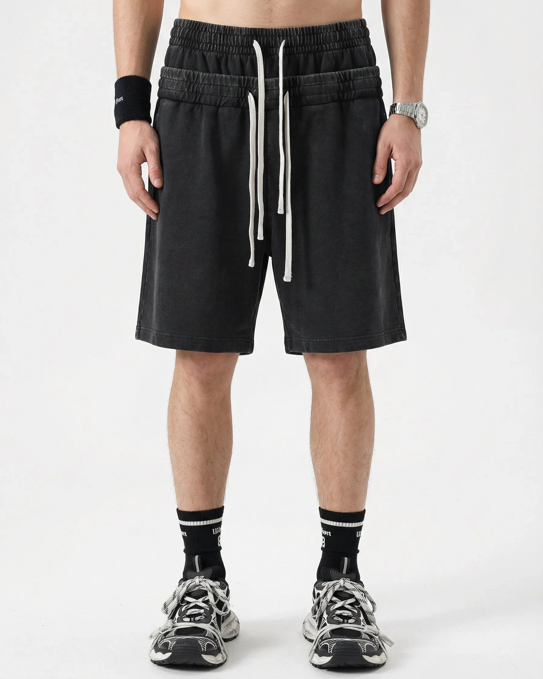 320g Washed Denim Shorts