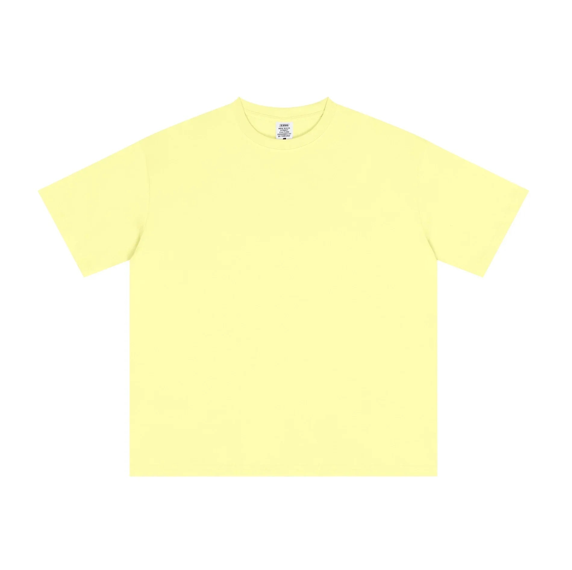 Men Solid Color Loose Fit T-Shirt