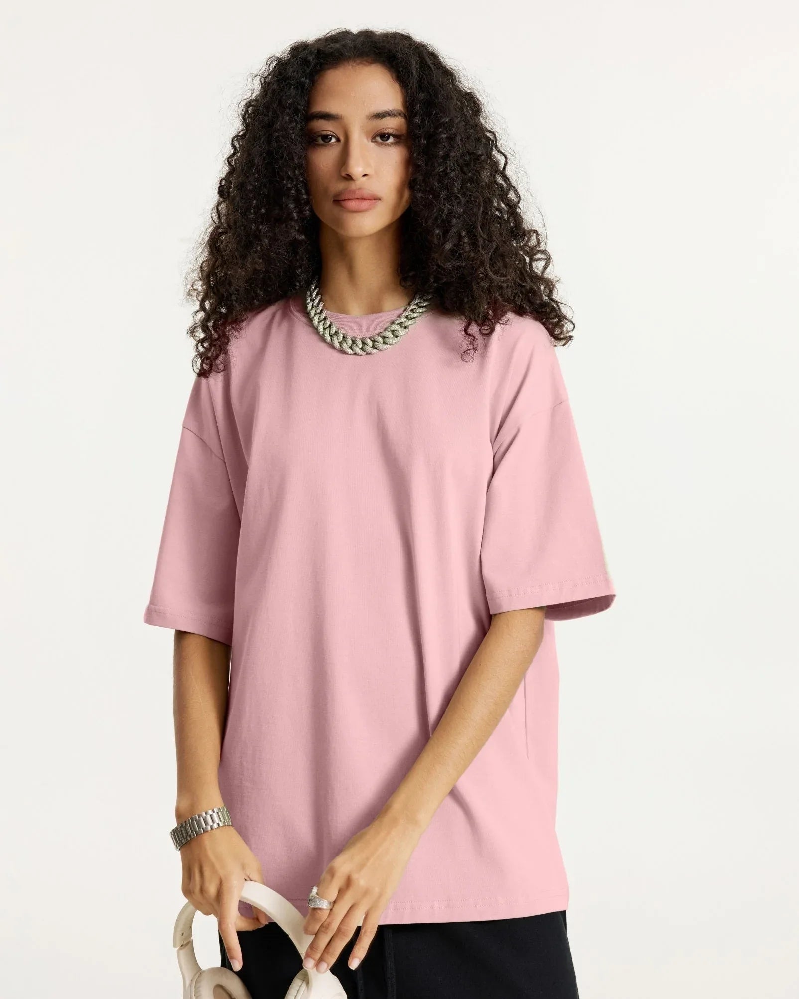 Men's Solid Color Oversize T-Shirt