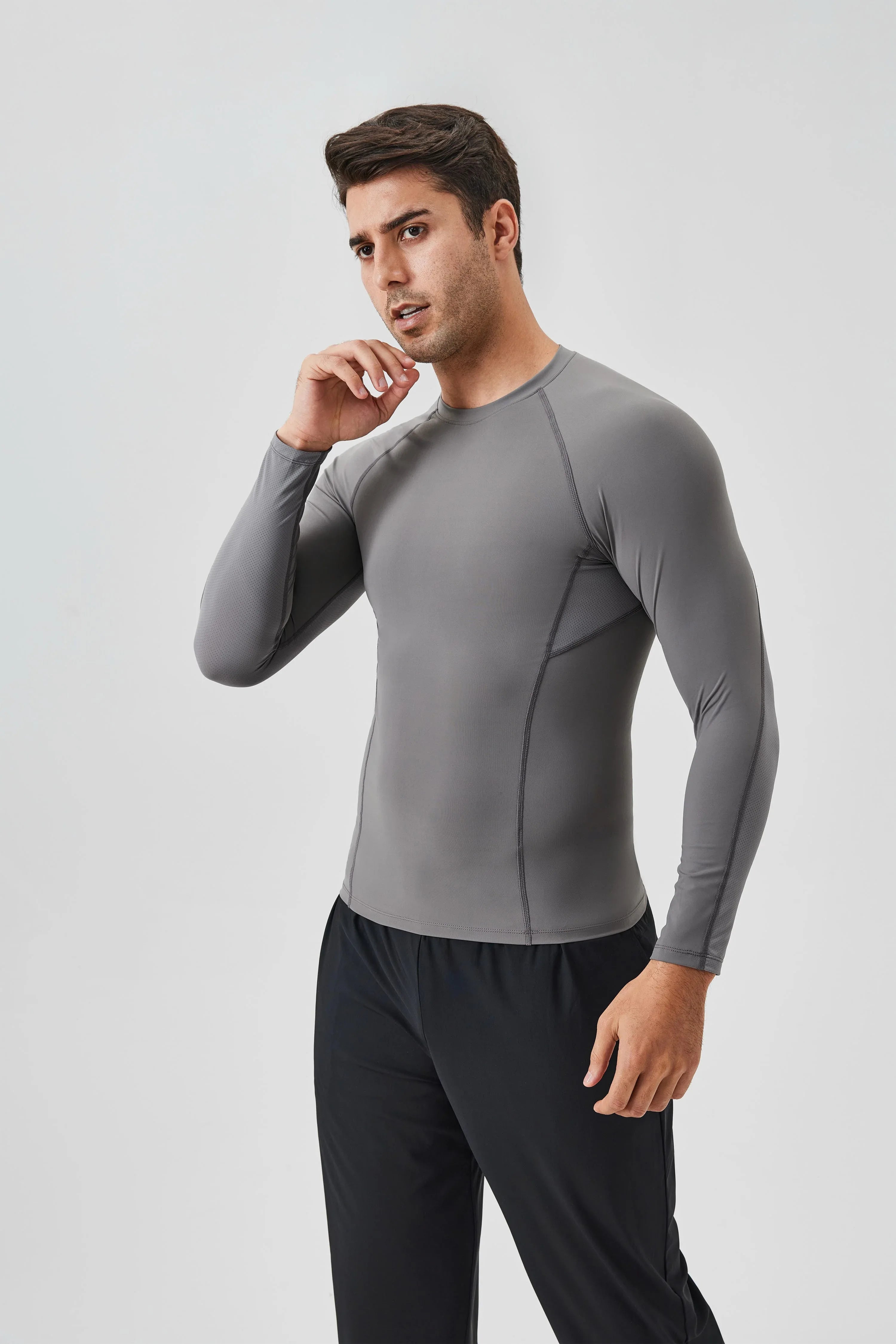 Men's Compression Long-Sleeve Top
