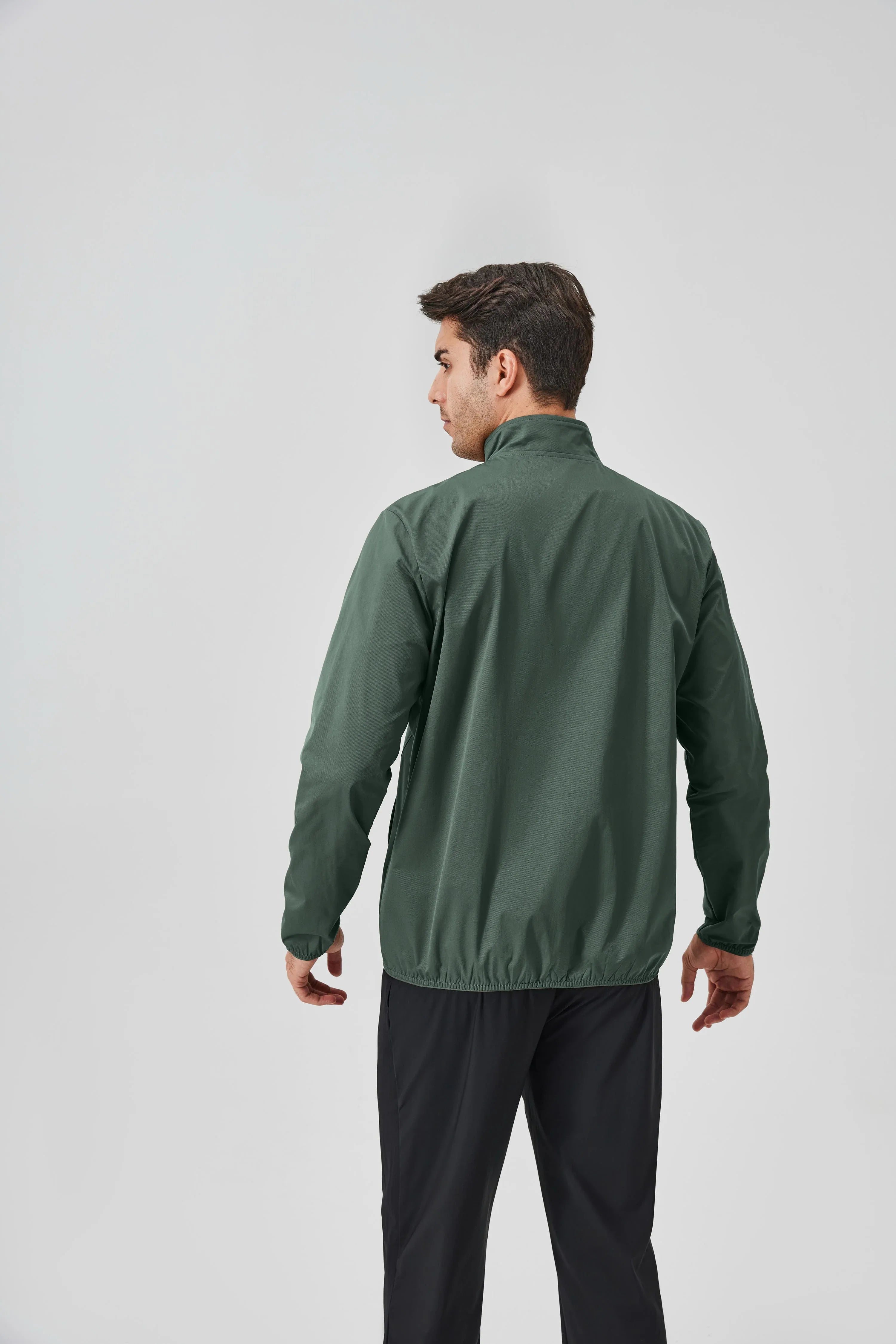 Men's Stand-Collar Zip-Up Jacket