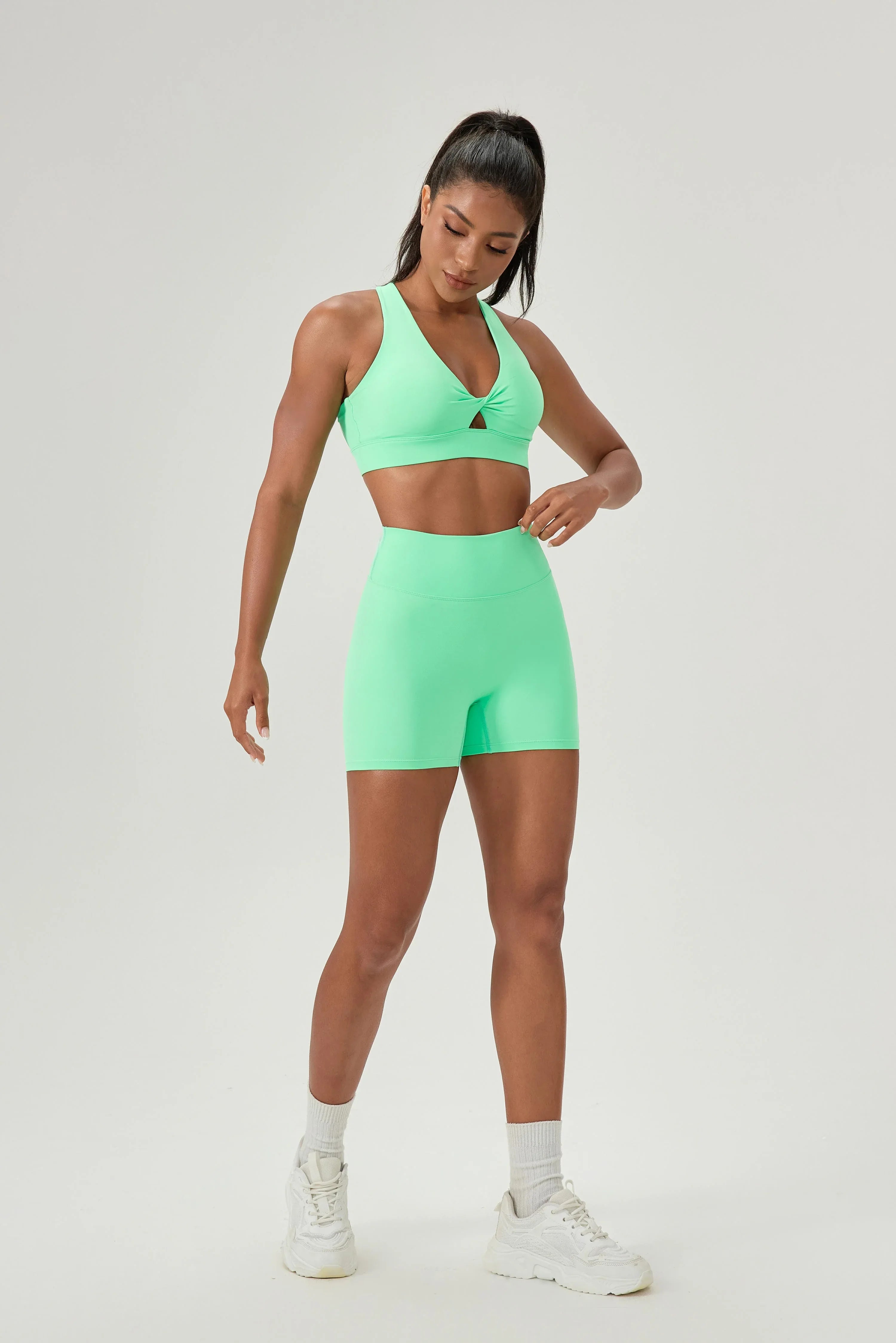 High-Waist Scrunch Lifting Shorts