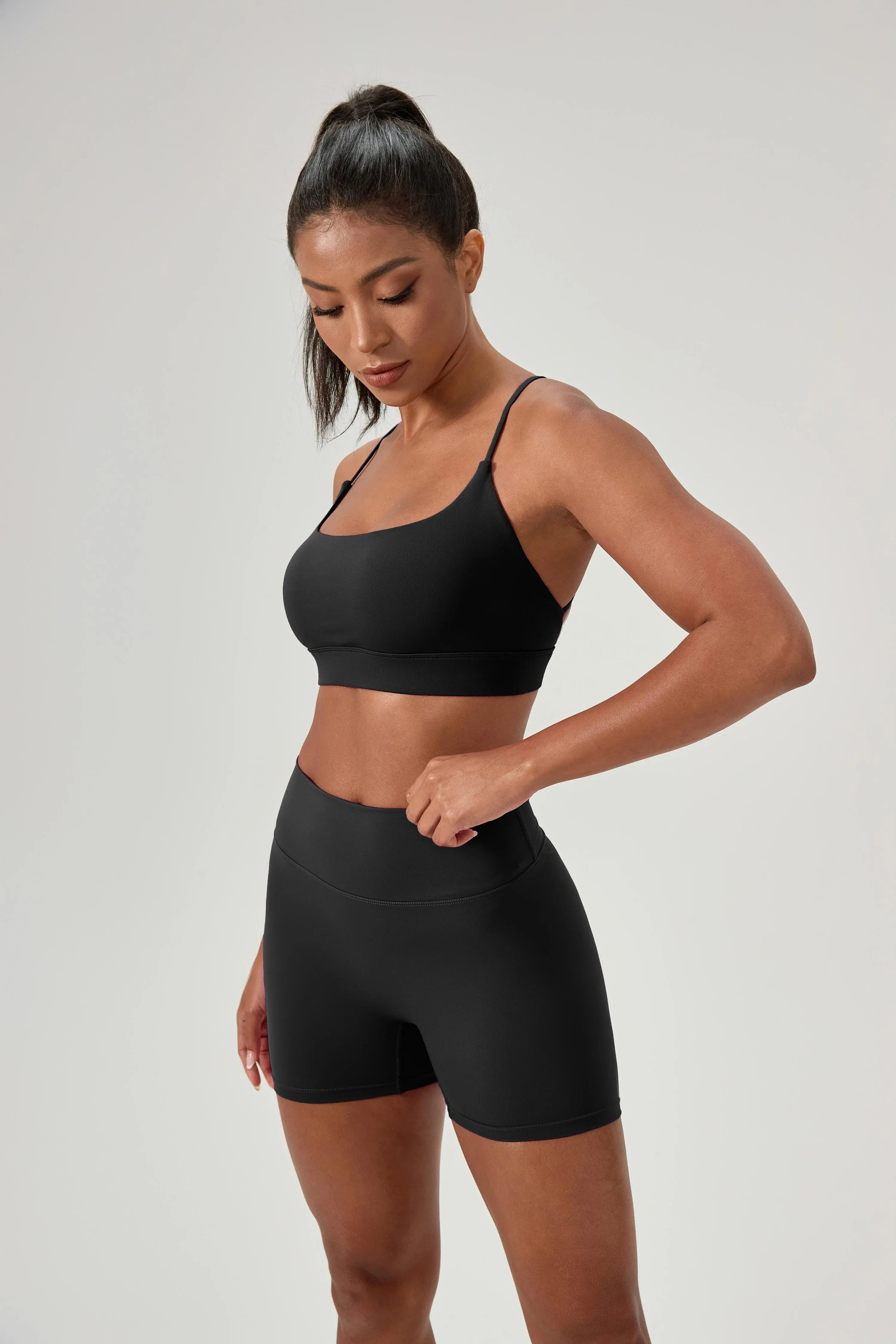 High-Waist Scrunch Lifting Shorts