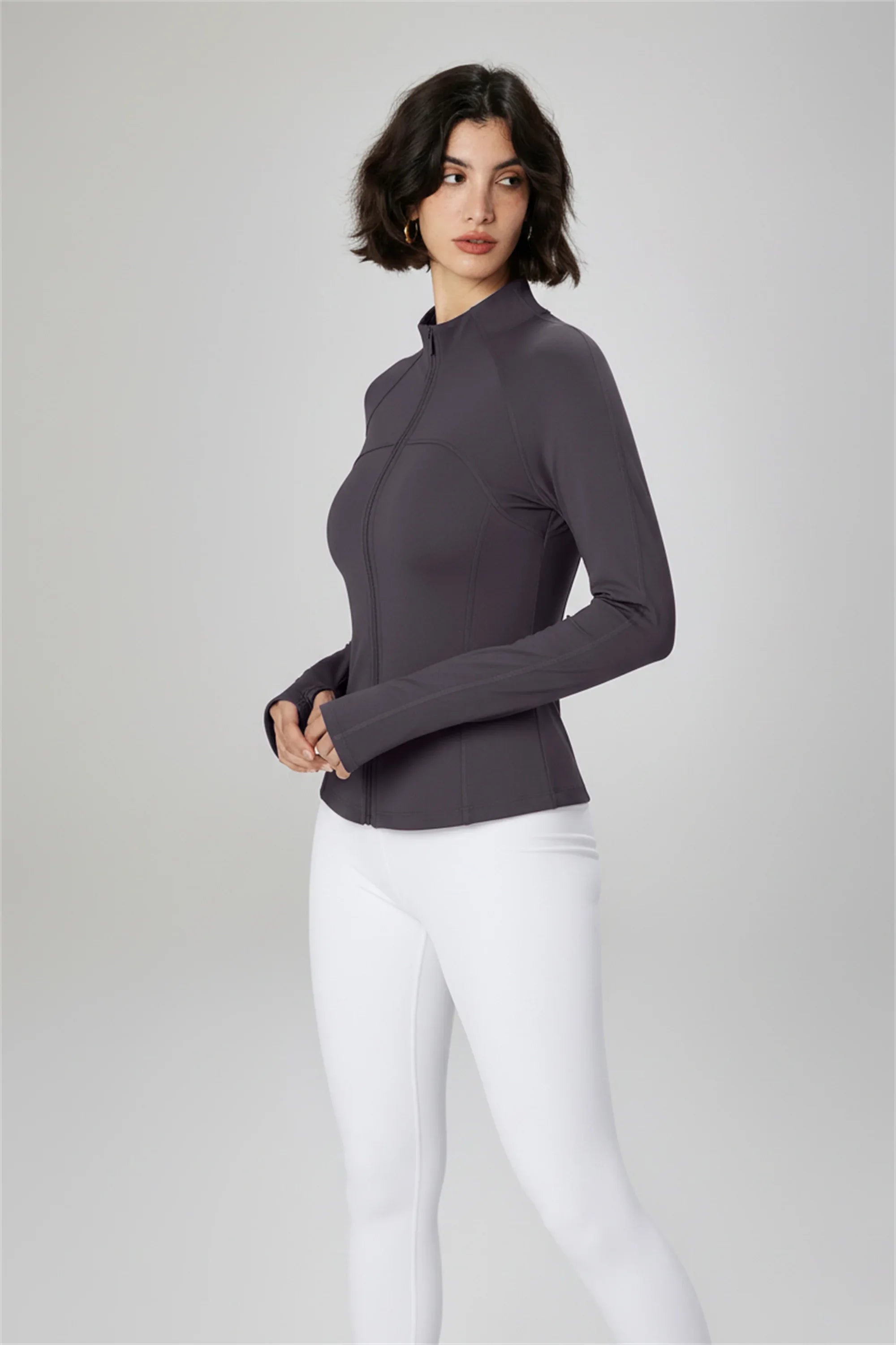 Women’s Fleece-Lined Yoga Jacket