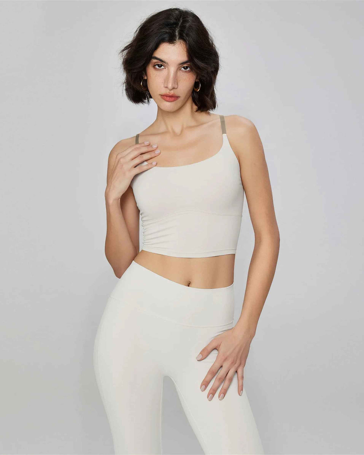Cross-Back Yoga Sports Bra