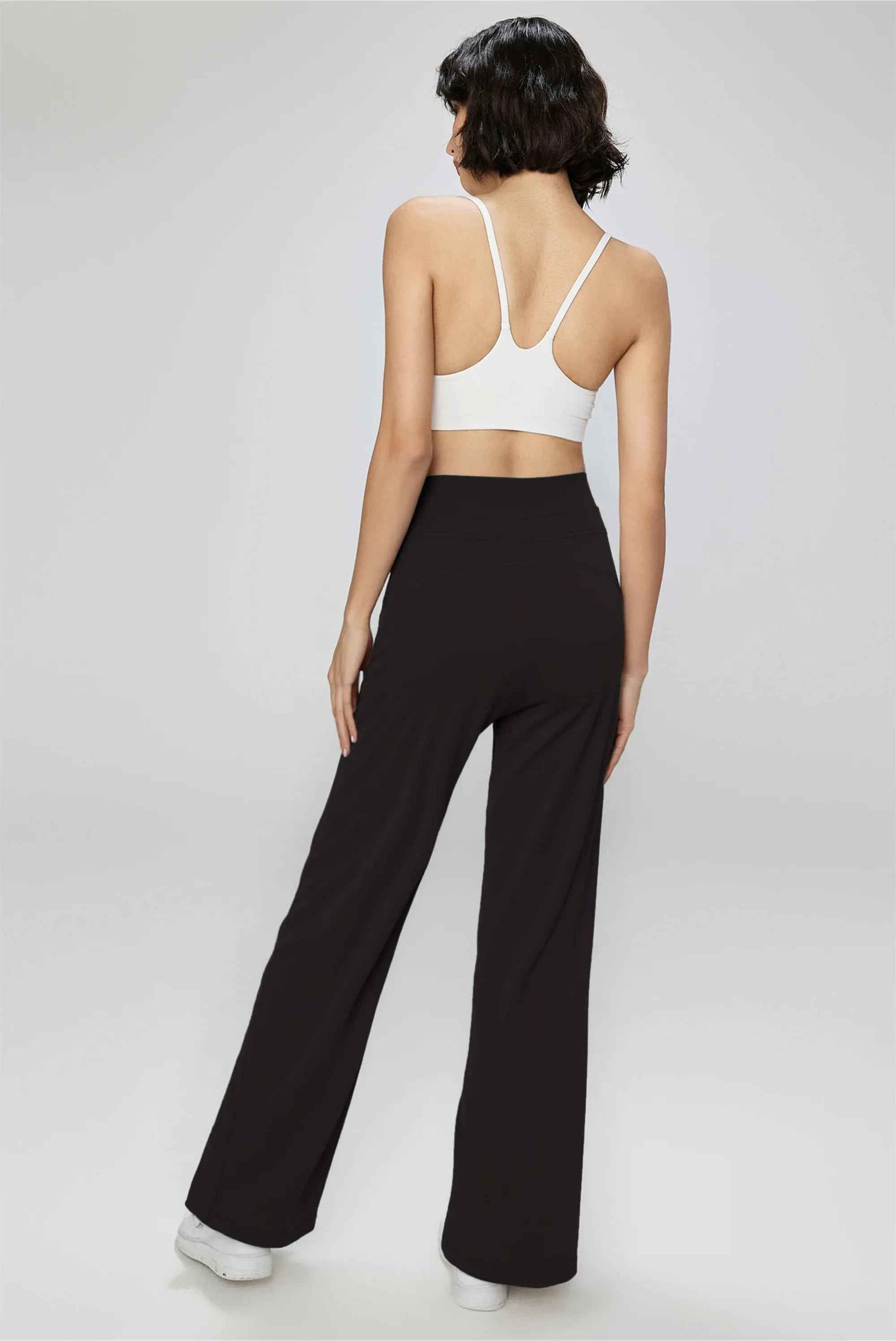 High-Waist Wide-Leg Pants