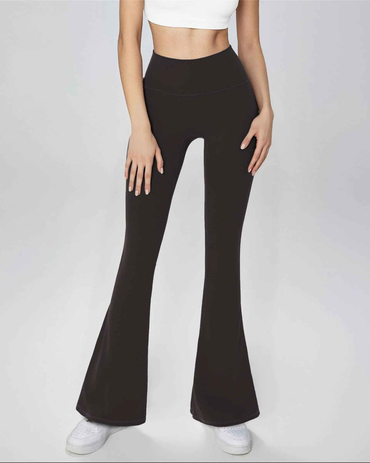High-Waisted Flared Yoga Leggings