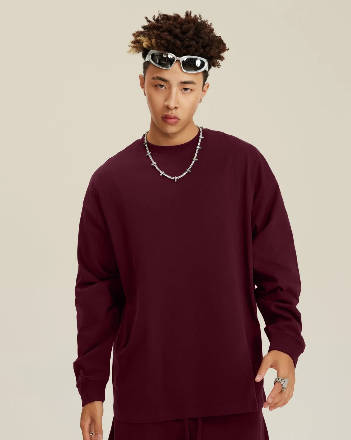 Pure Cotton Oversized Long Sleeve