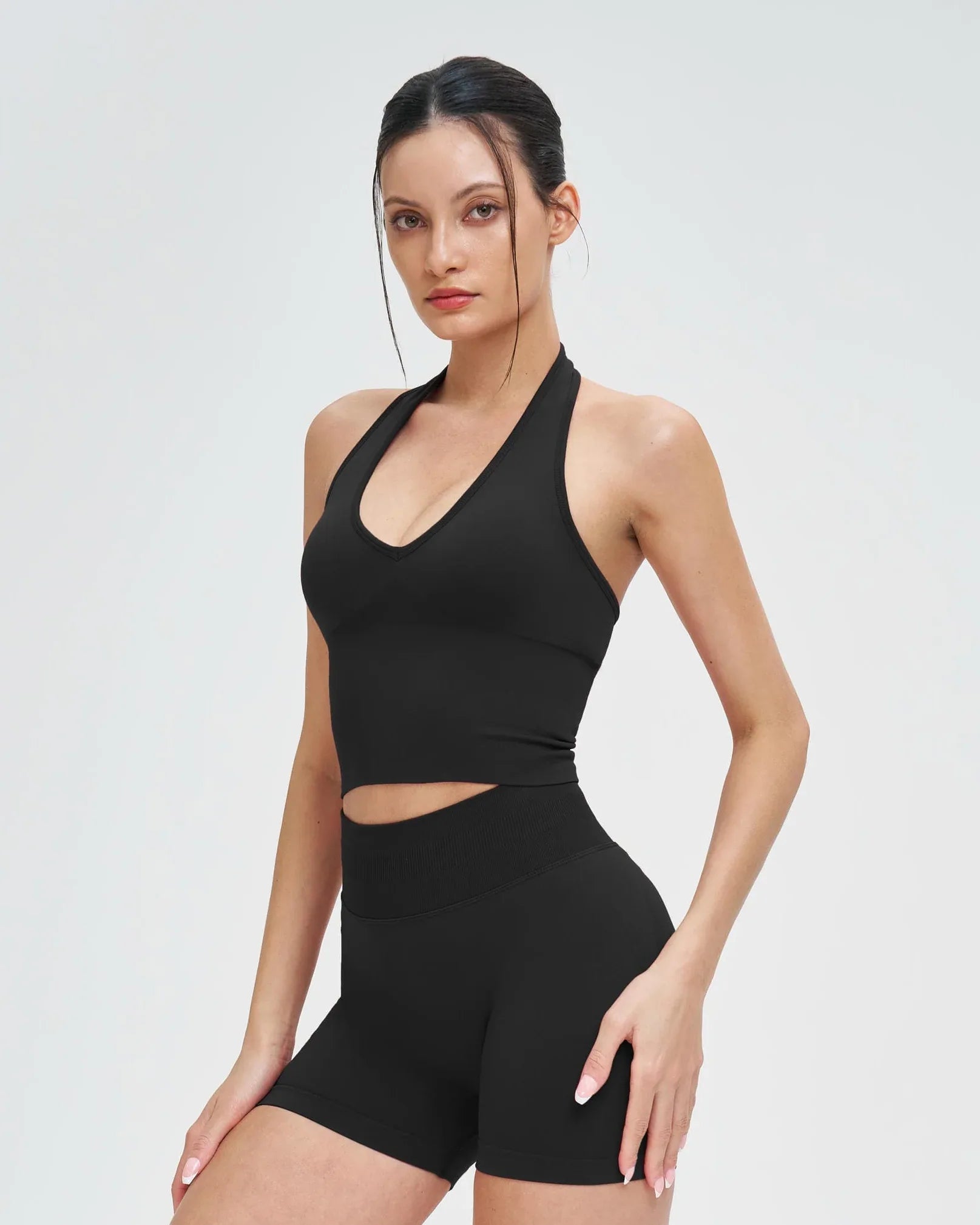 Mesh Backless Seamless Yoga Bra