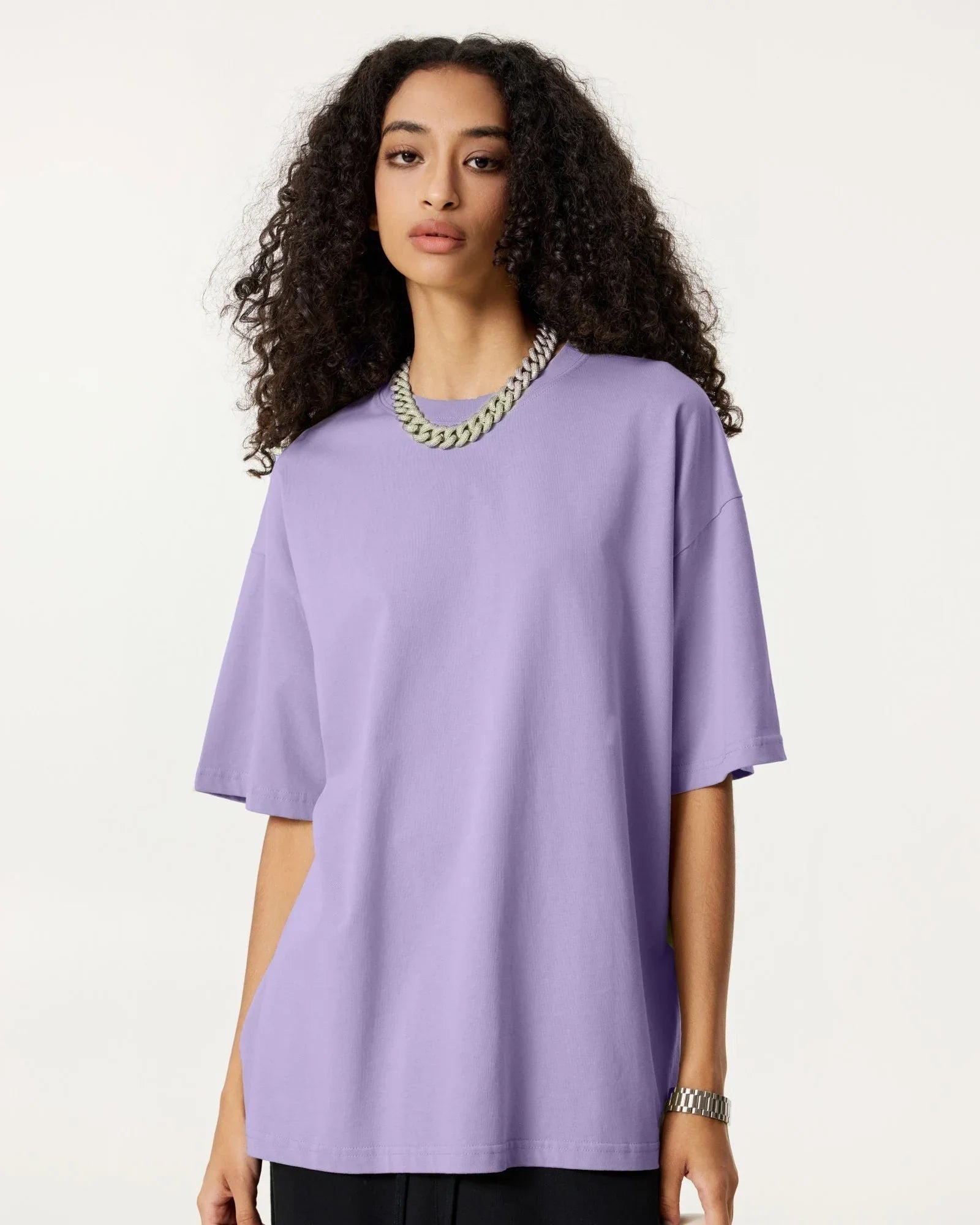 Men's Solid Color Oversize T-Shirt