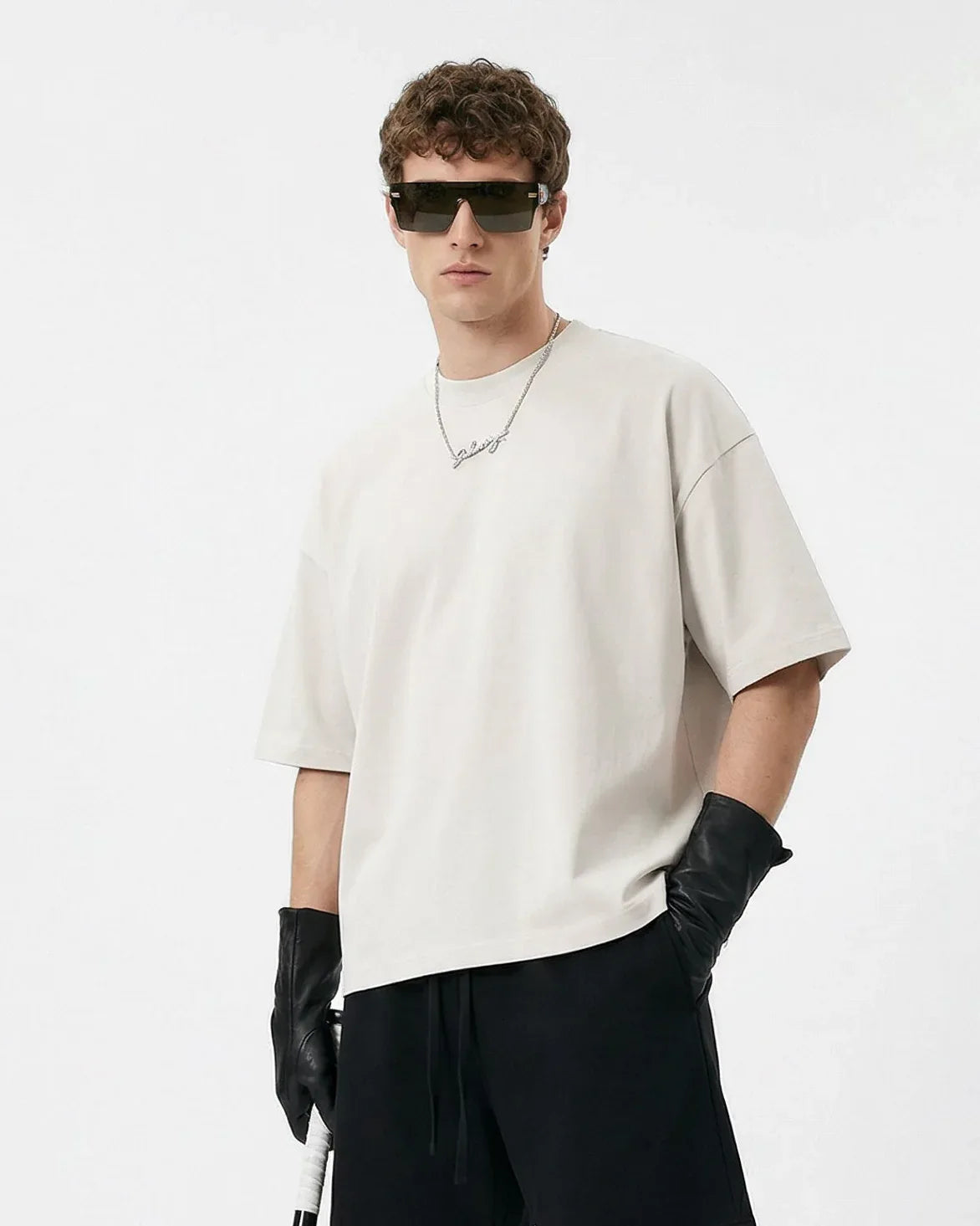 Cotton Boxy Short Sleeve T-Shirt