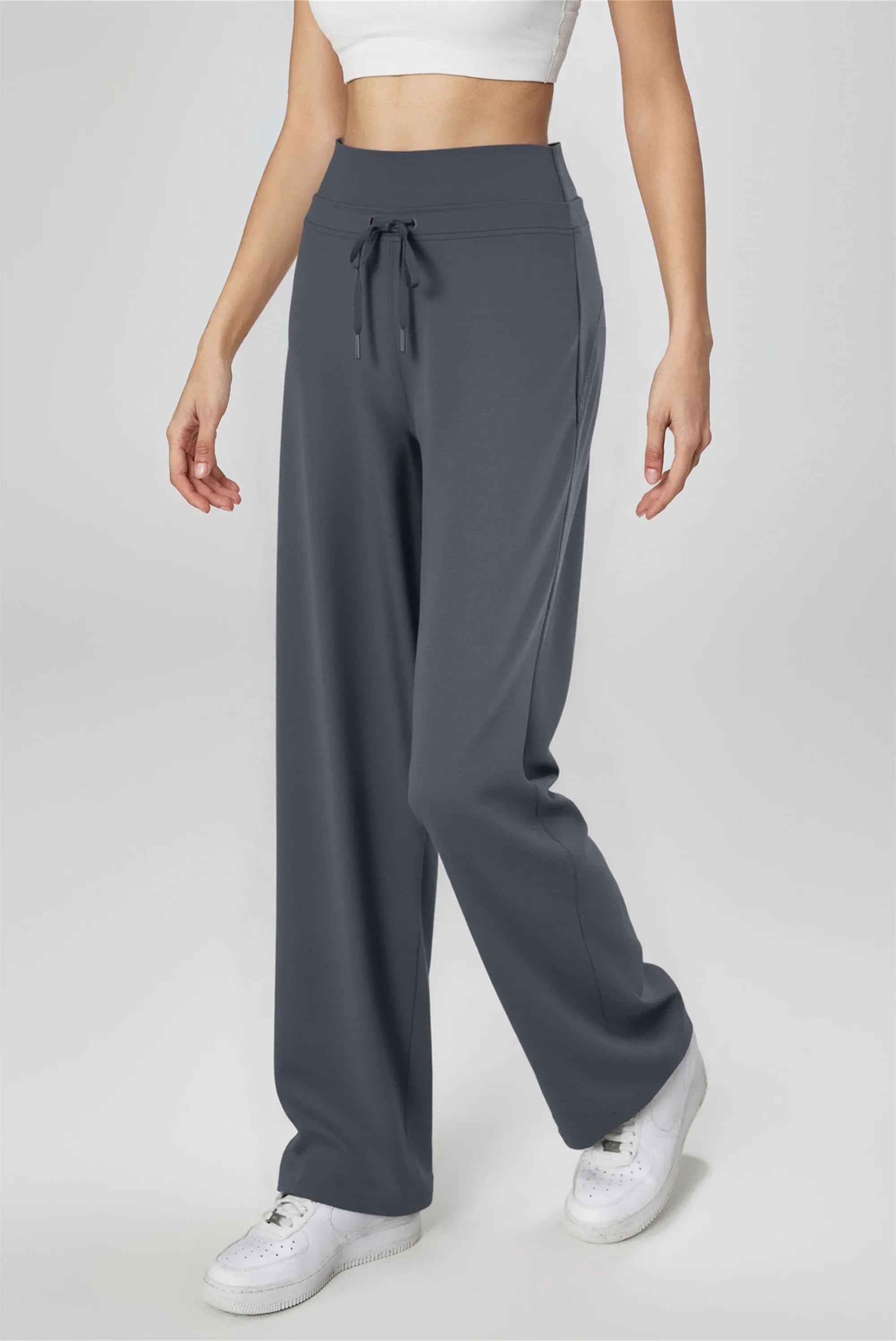 High-Waist Wide-Leg Pants