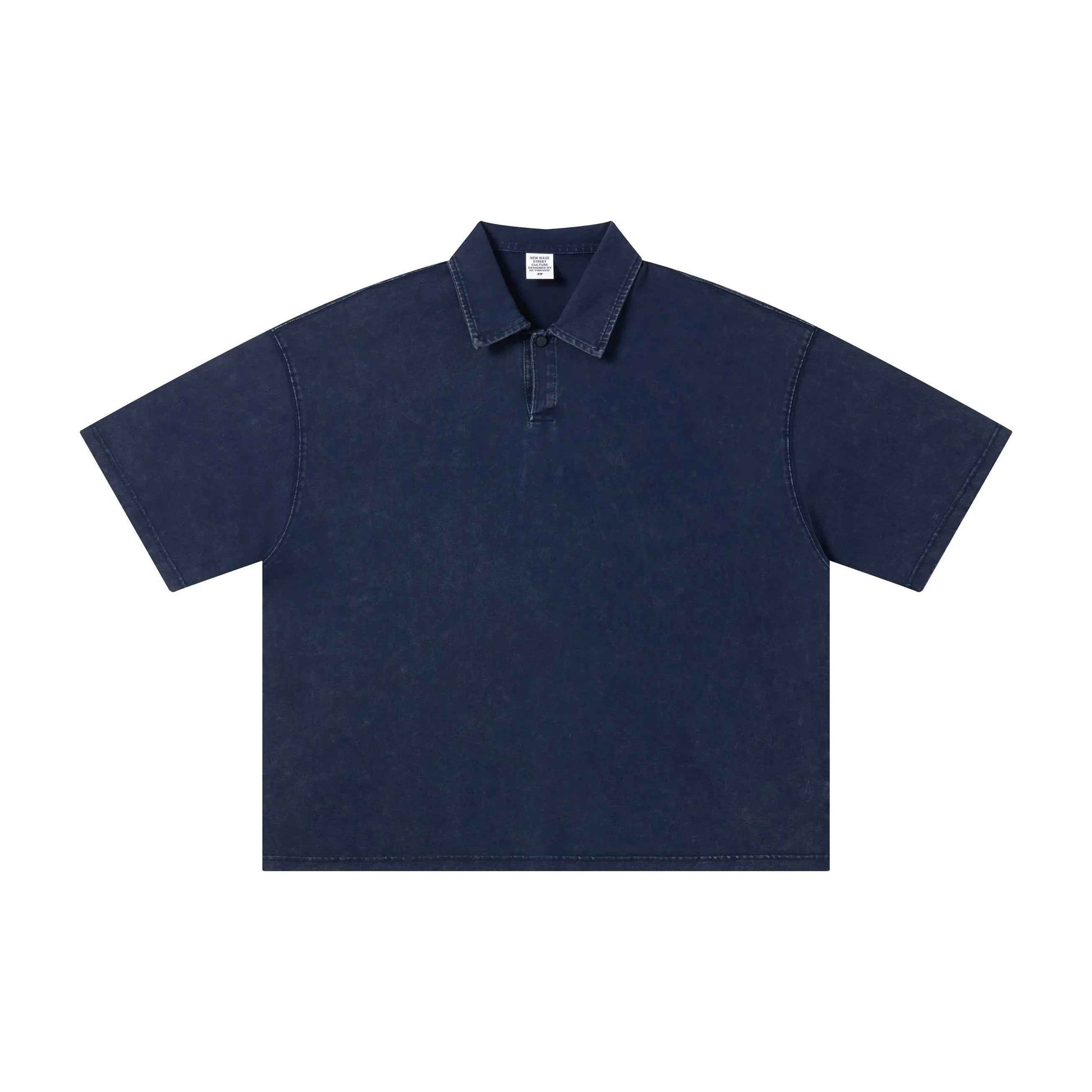 Spring Washed Box Fit Polo Shirt