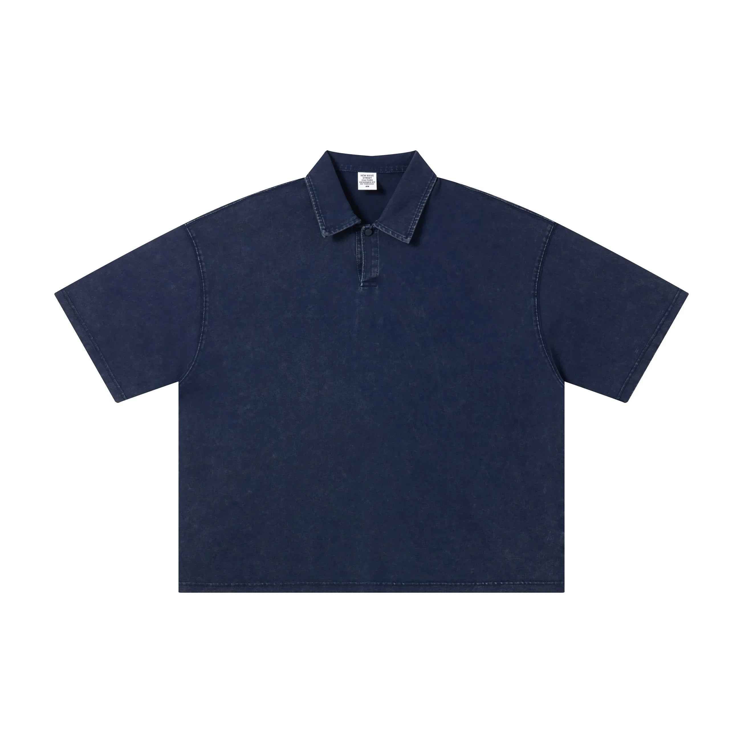 Spring Washed Box Fit Polo Shirt
