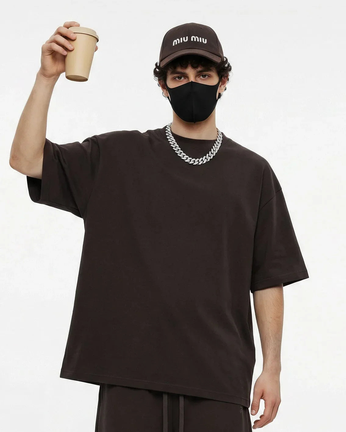 Men’s Oversized Solid Short Sleeve