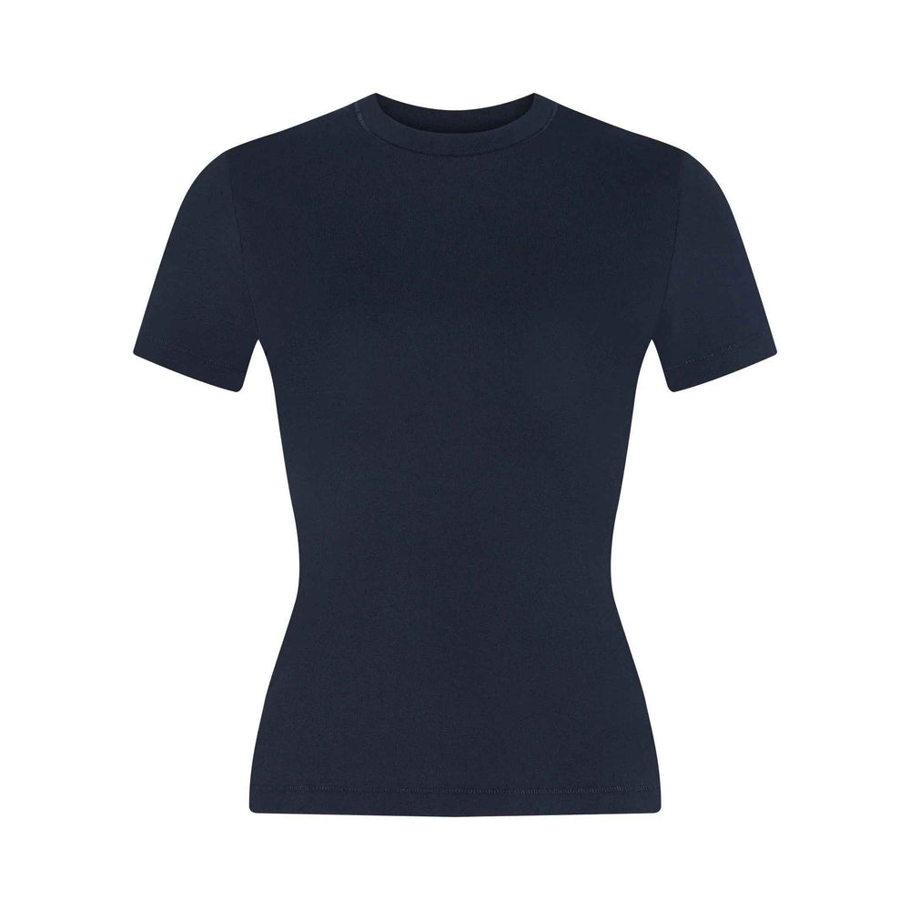 High-Stretch Cropped Fitted T-Shirt