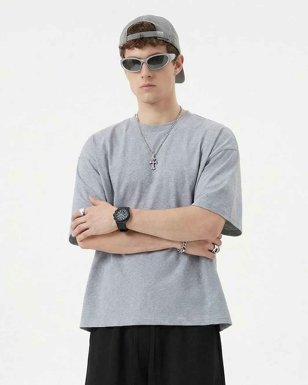 Cotton Boxy Short Sleeve T-Shirt