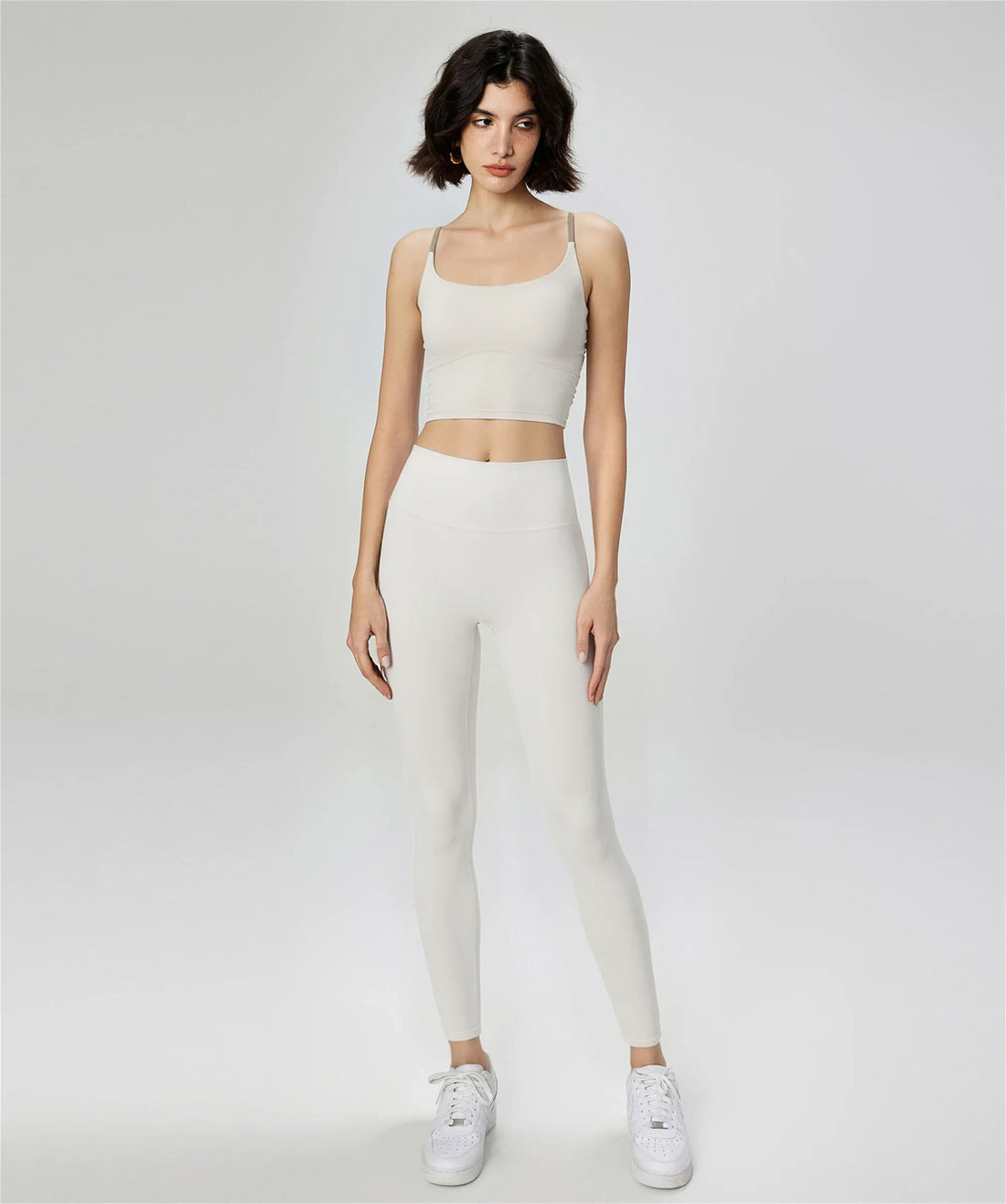 Cross-Back Yoga Sports Bra