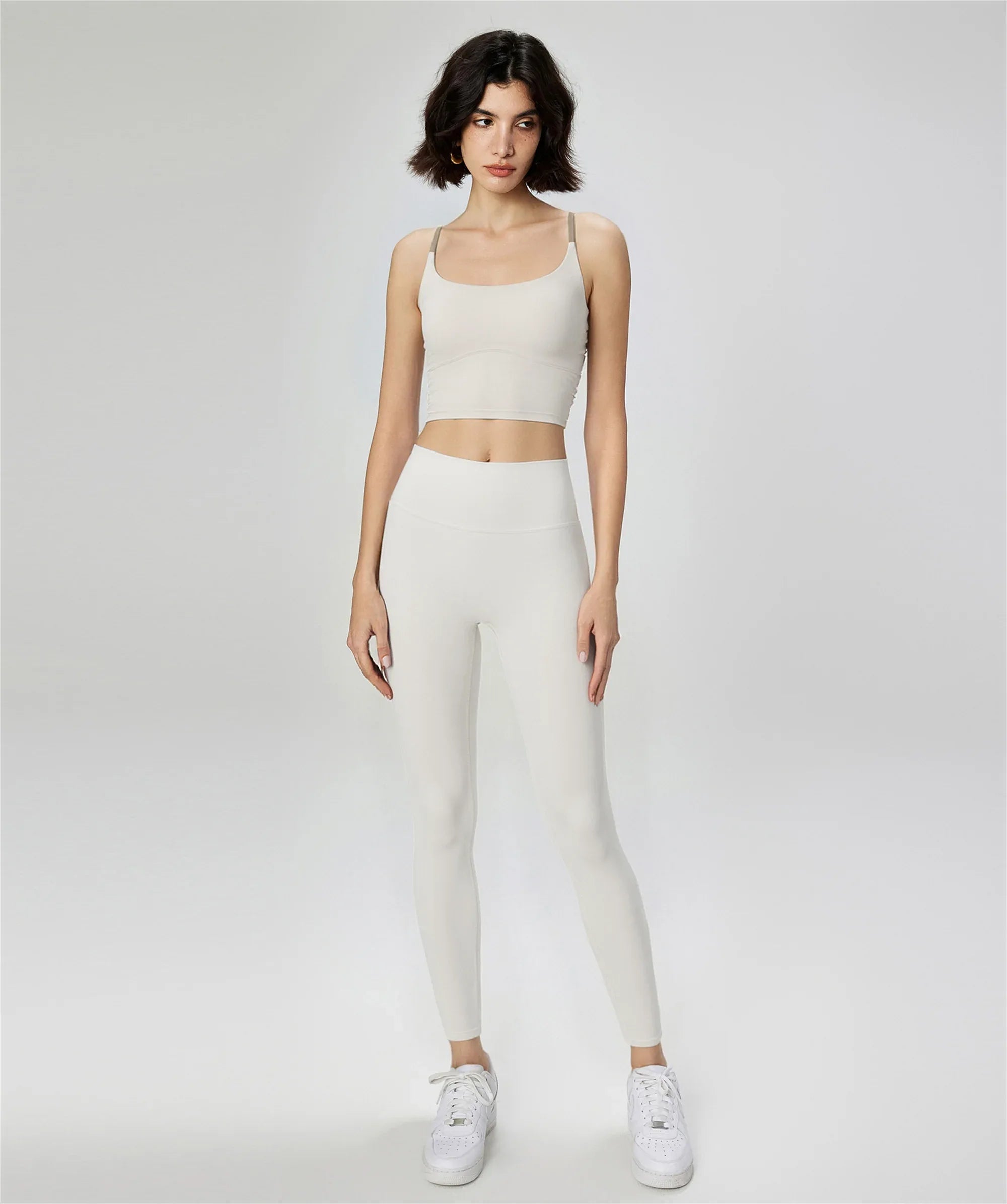 Cross-Back Yoga Sports Bra