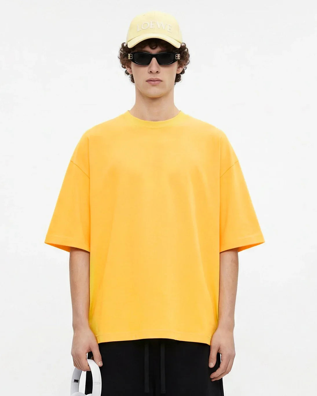 Men’s Oversized Solid Short Sleeve