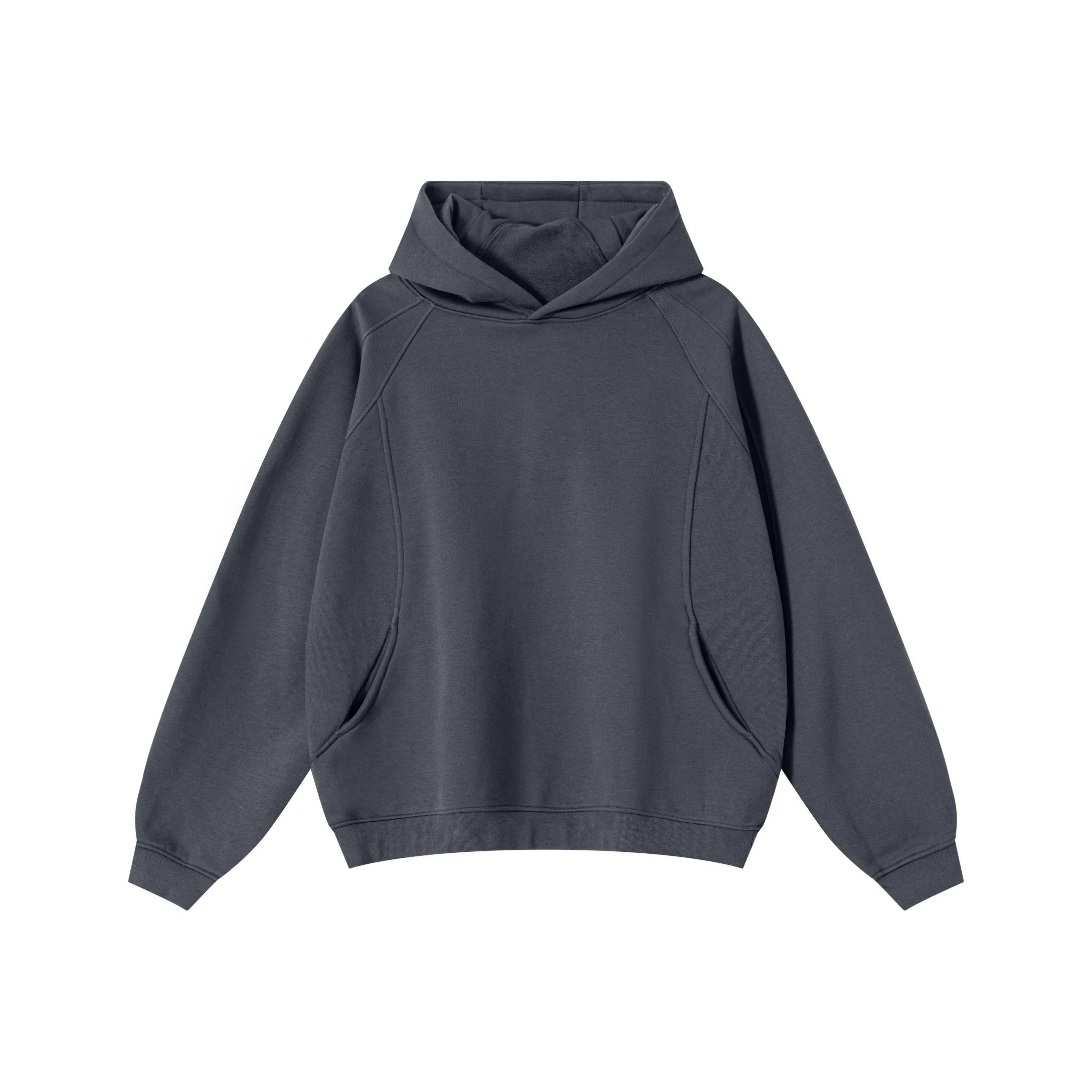 Men’s Loose Fit Patchwork Hoodie