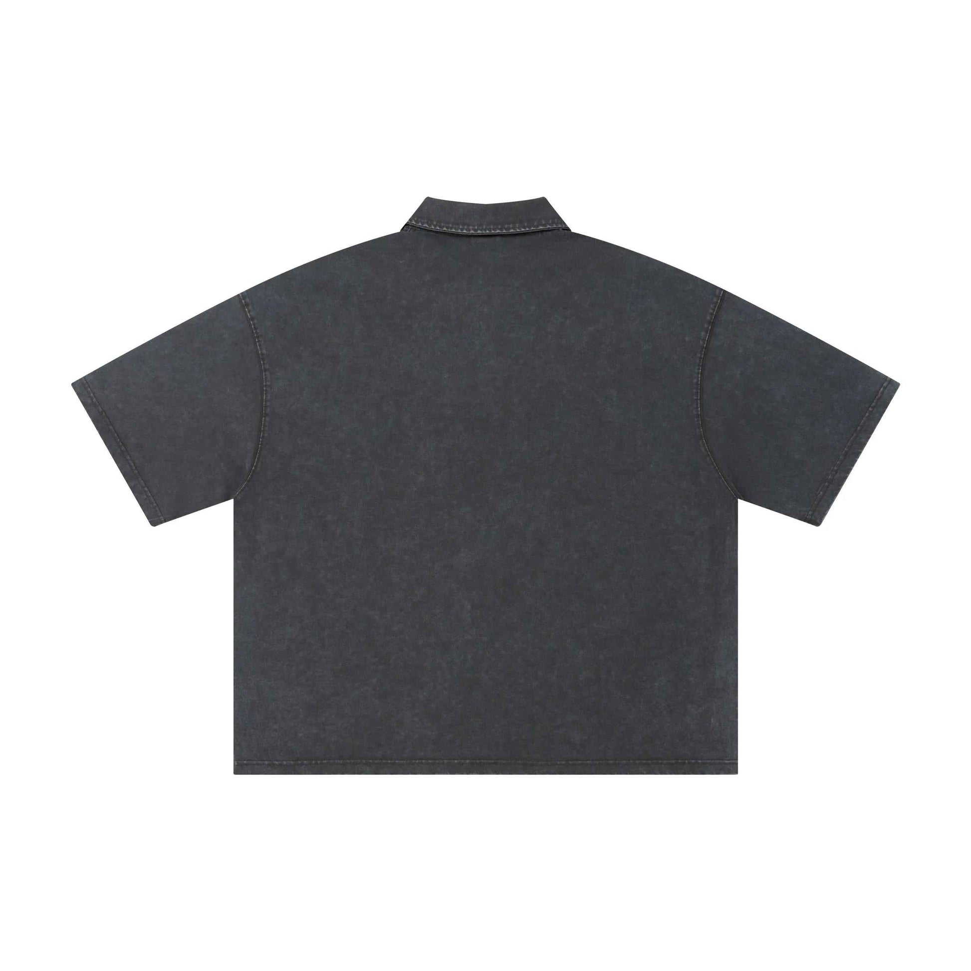 Spring Washed Box Fit Polo Shirt