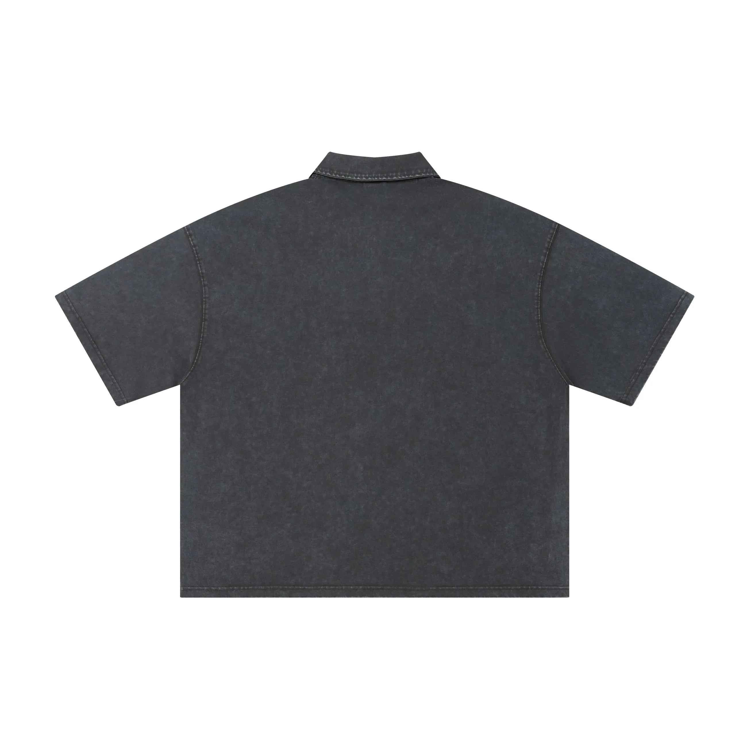 Spring Washed Box Fit Polo Shirt
