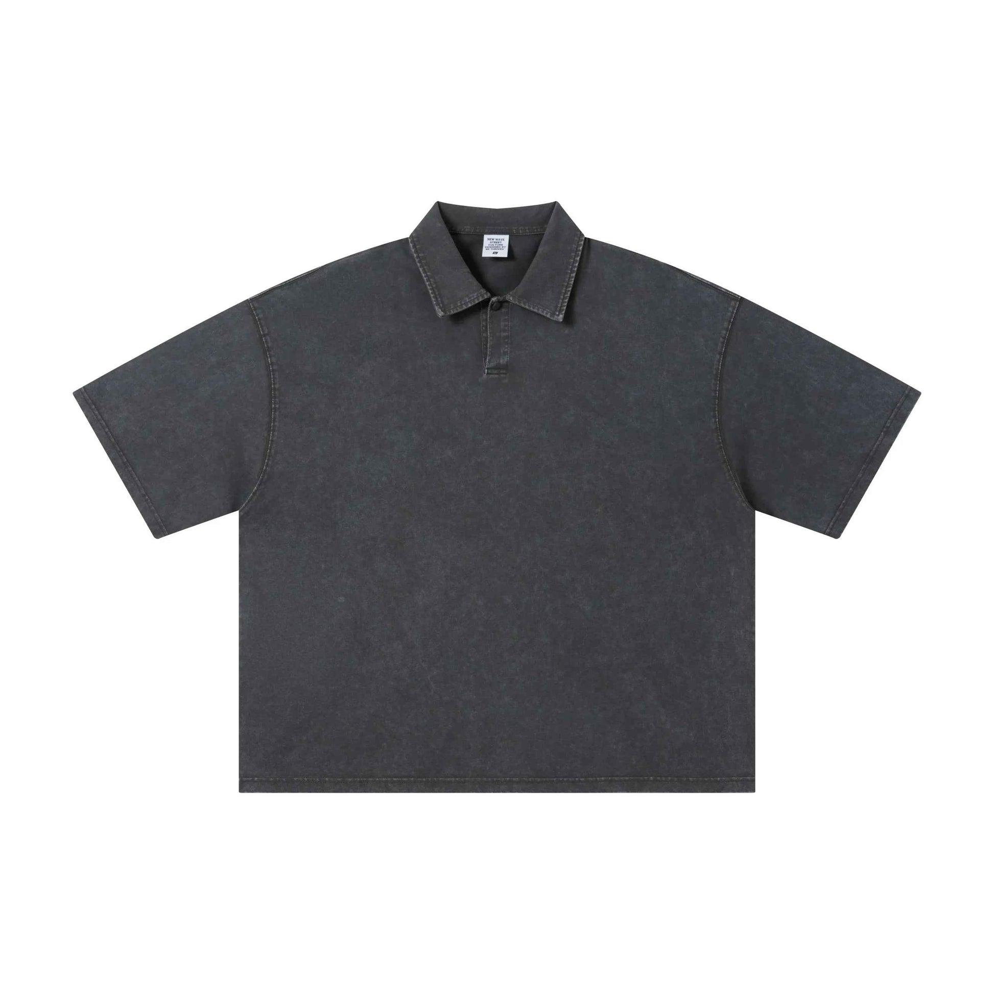 Spring Washed Box Fit Polo Shirt