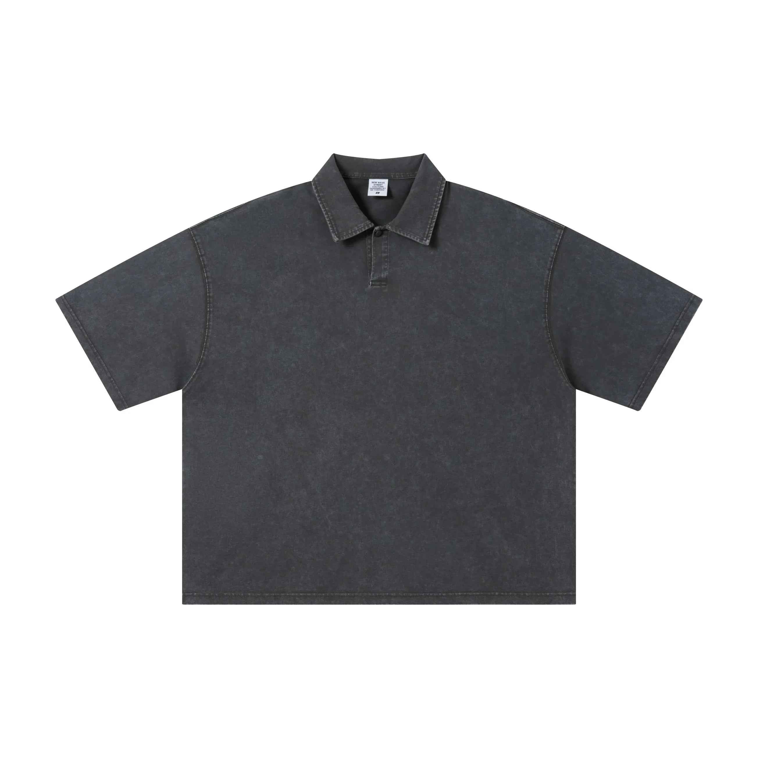 Spring Washed Box Fit Polo Shirt