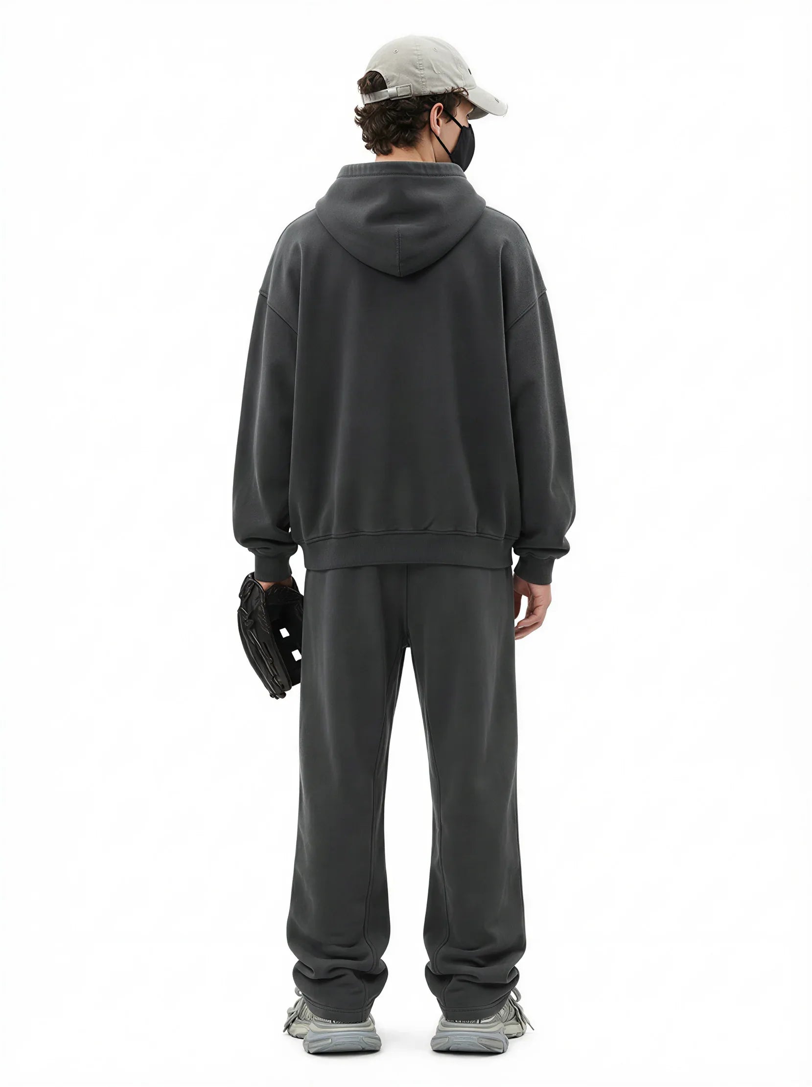 Men’s Double Zipper Oversized Jacket