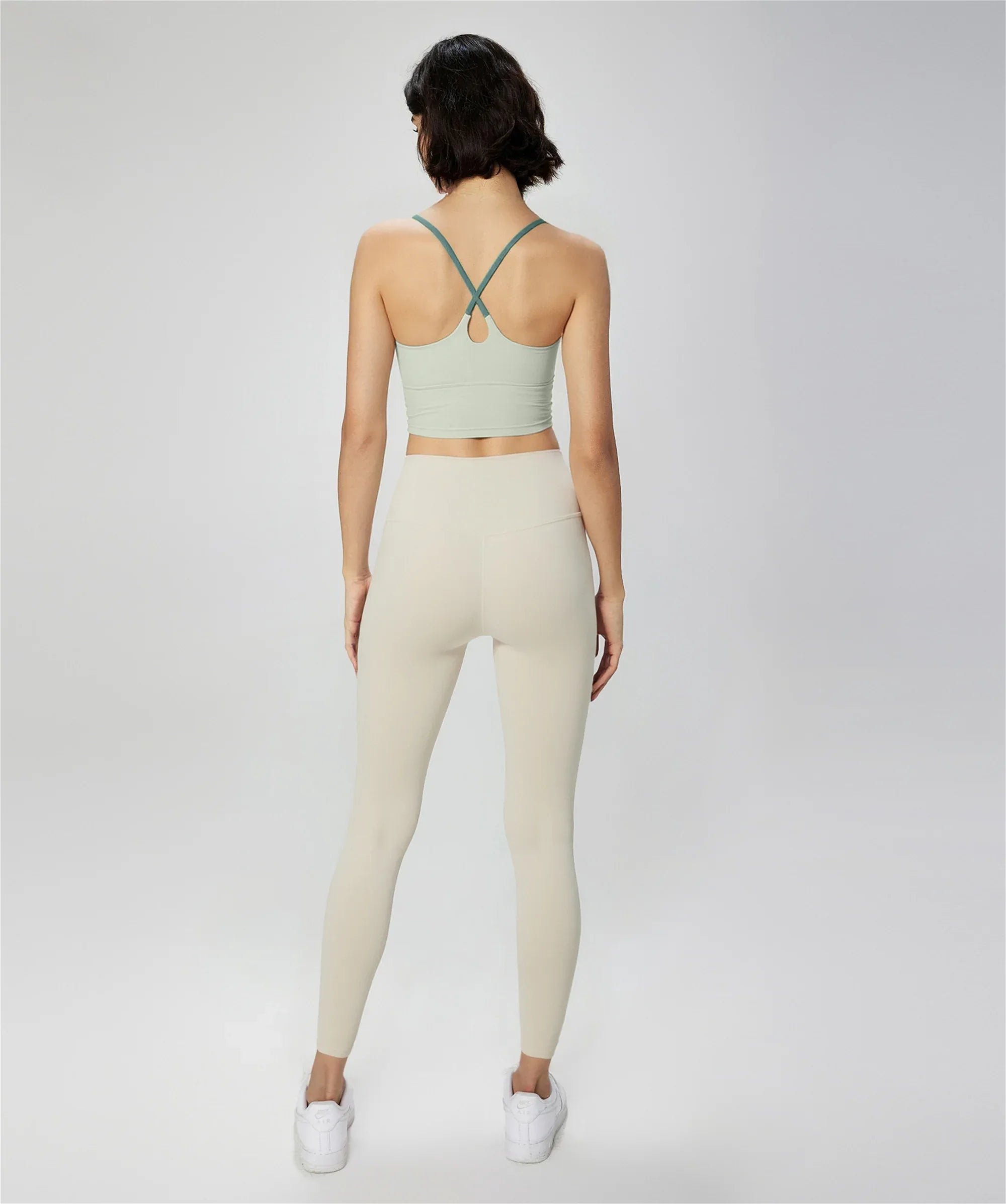 Cross-Back Yoga Sports Bra