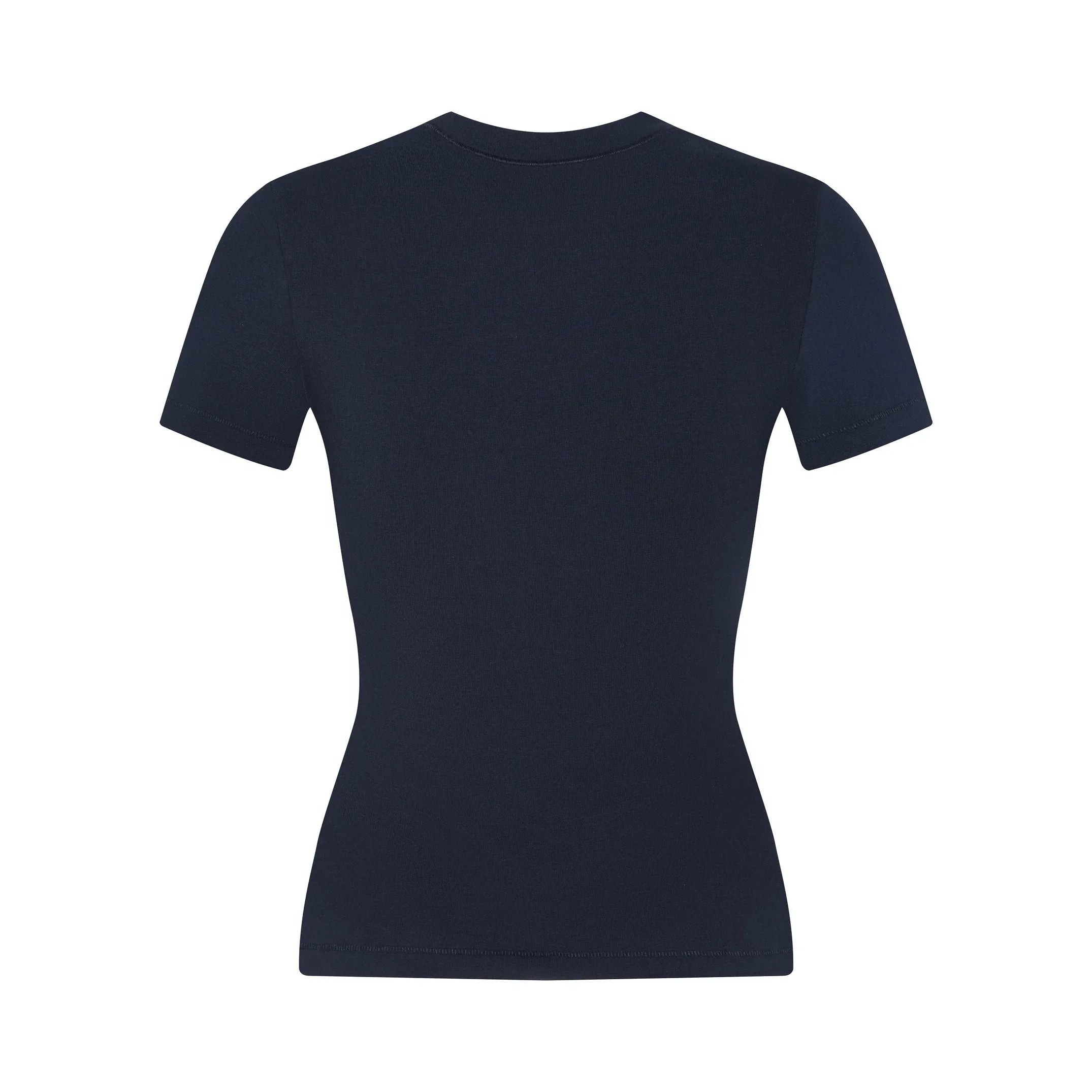 High-Stretch Cropped Fitted T-Shirt