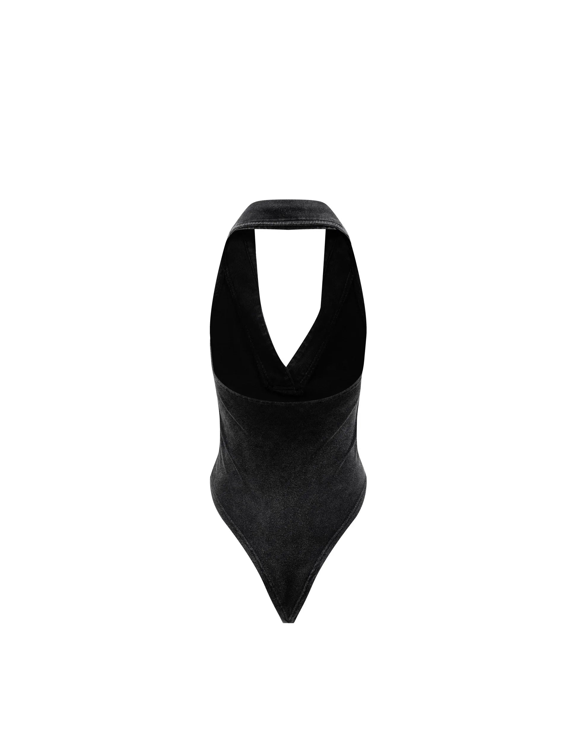 Women Stretch Halterneck Bodysuit