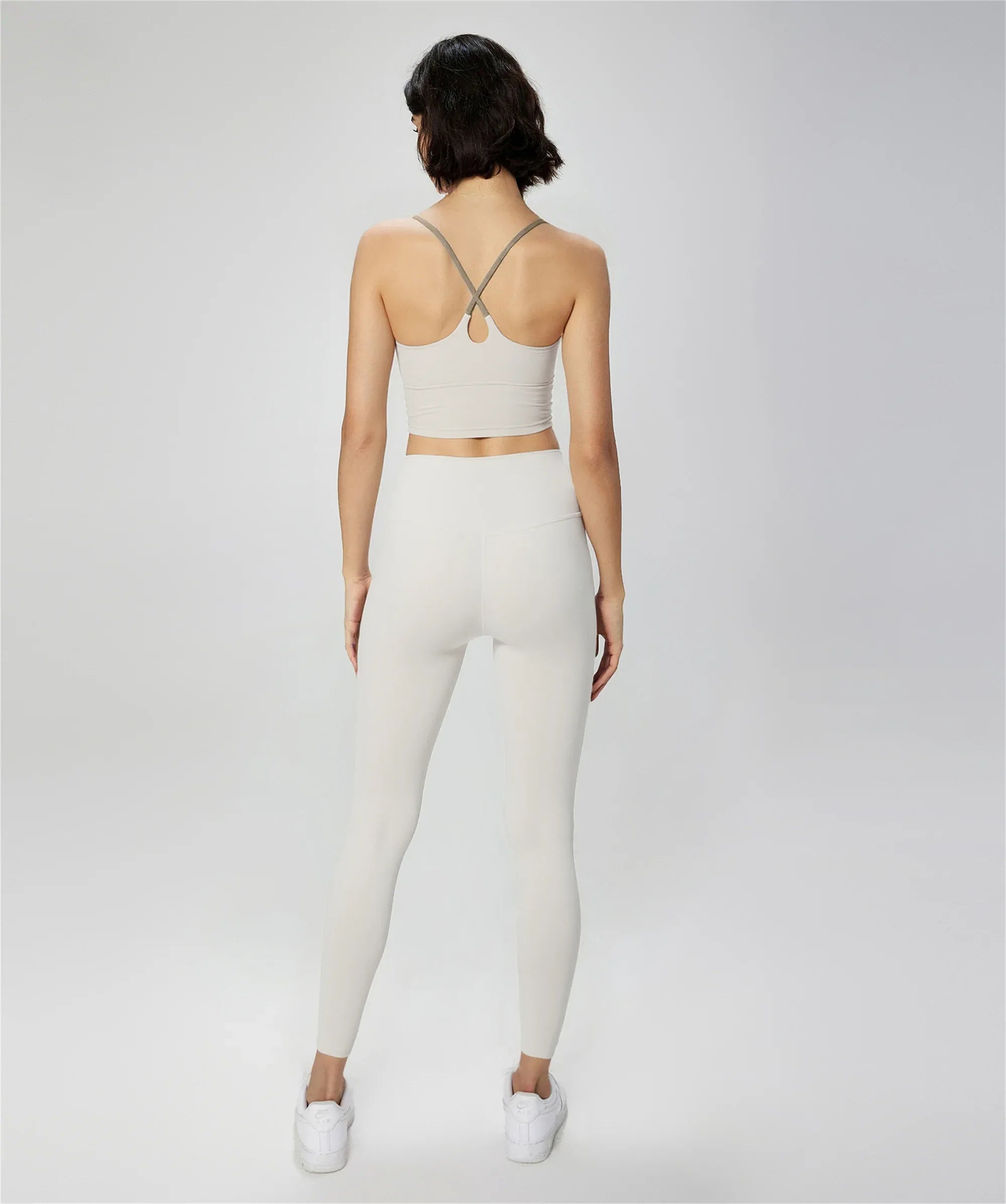 Cross-Back Yoga Sports Bra