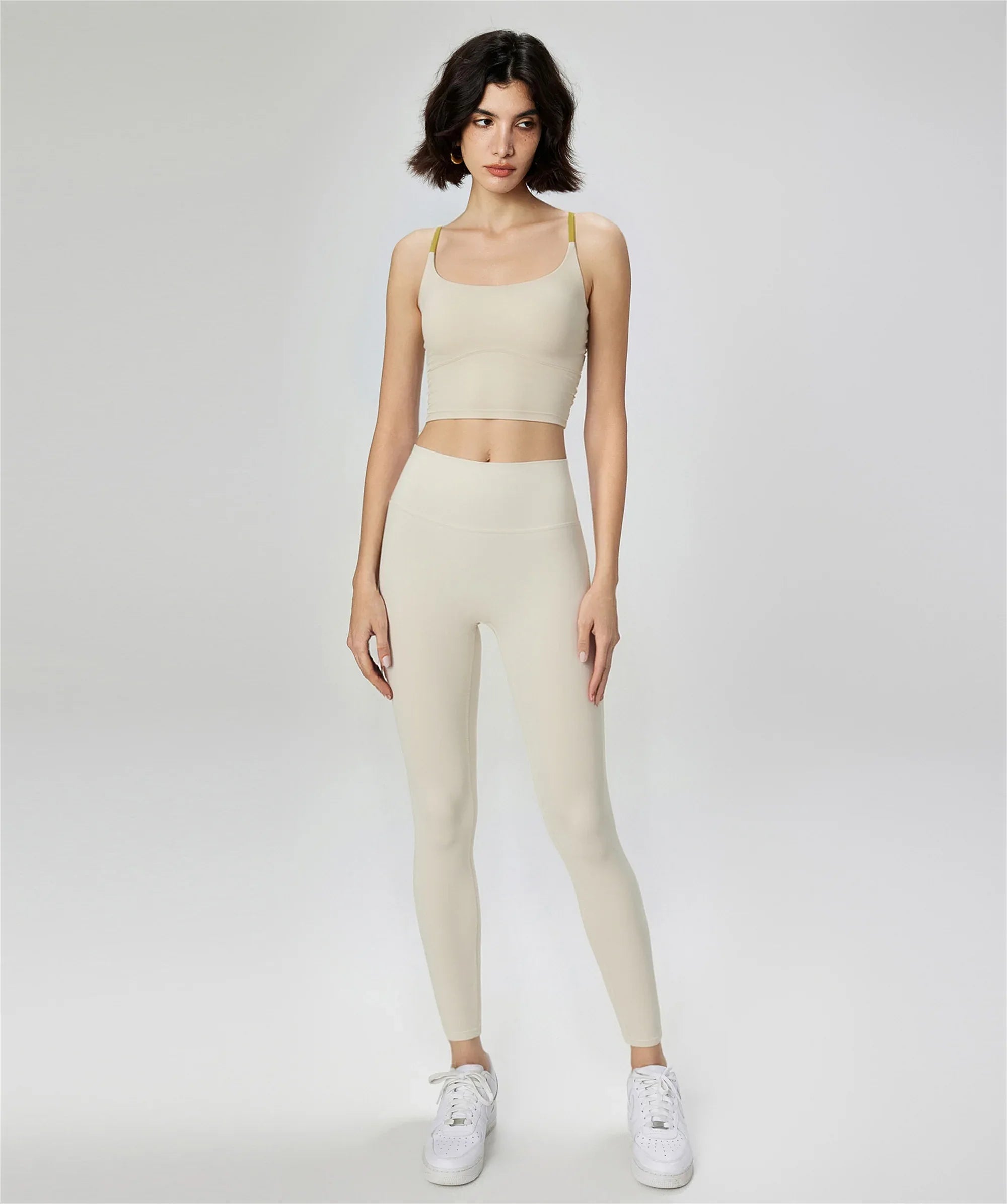 Cross-Back Yoga Sports Bra