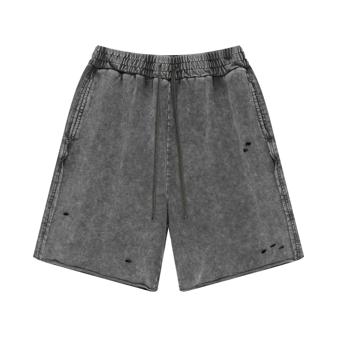 Street Vintage Raw Hem Shorts