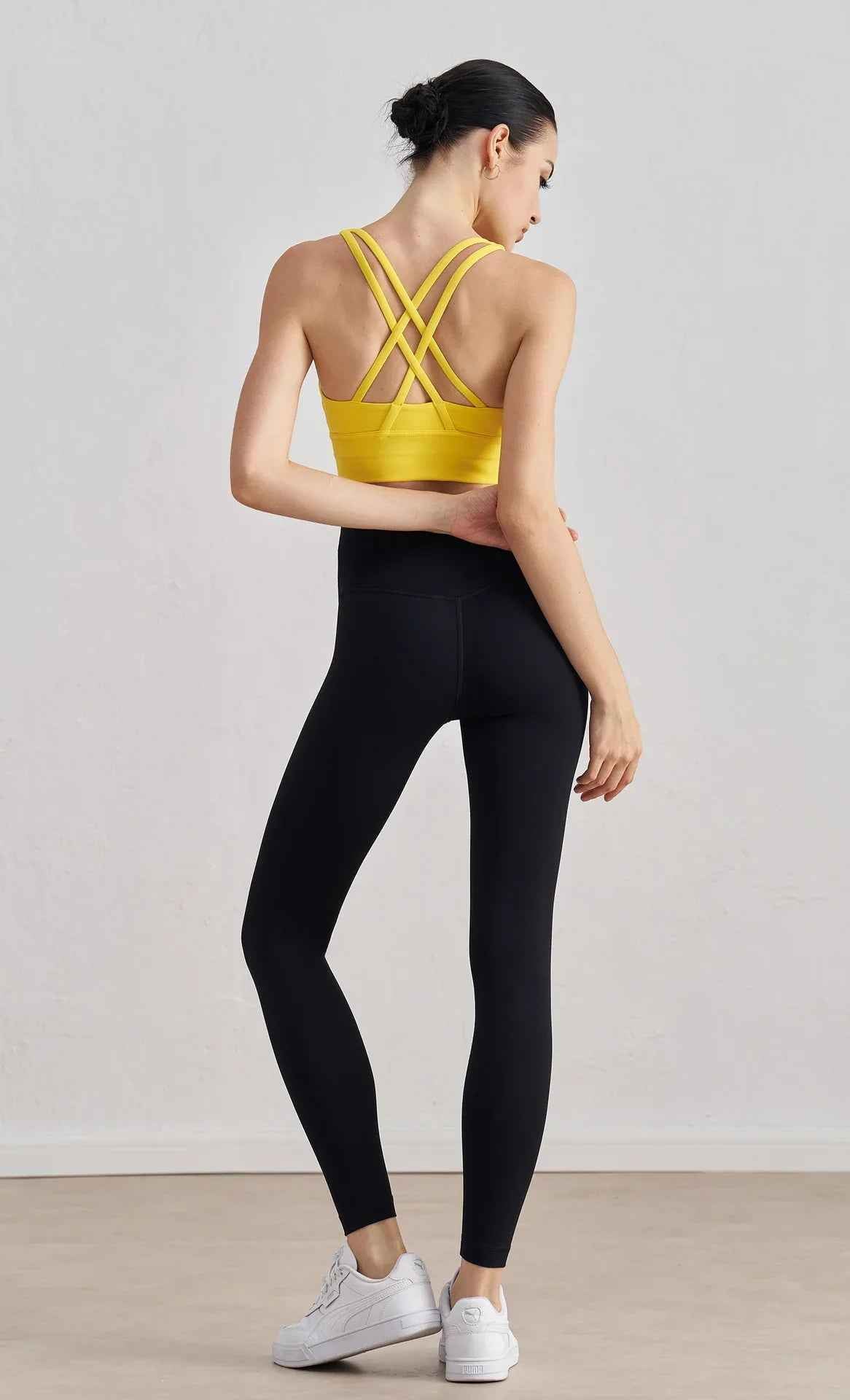 Cross-Back Sculpting Sports Bra