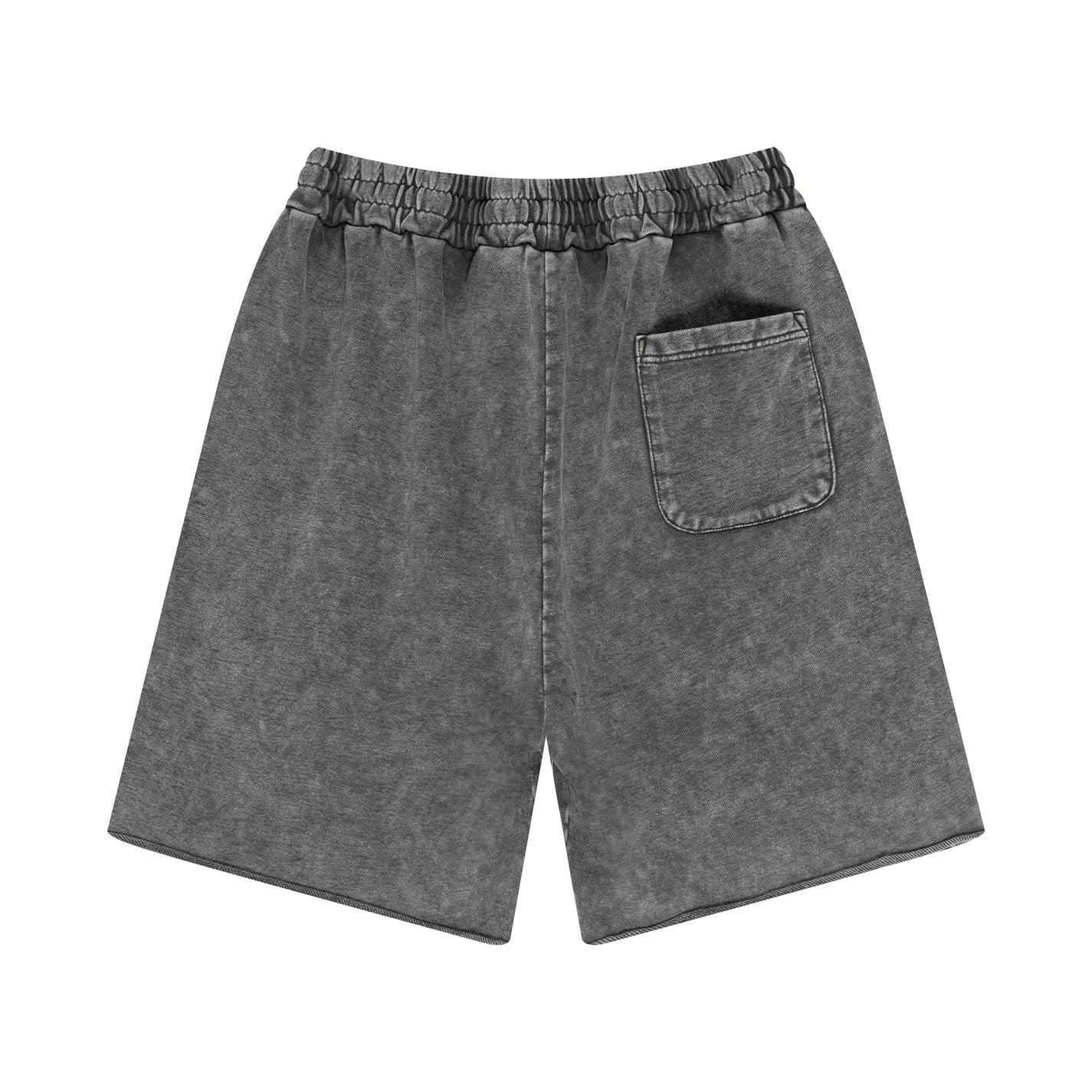Street Vintage Raw Hem Shorts