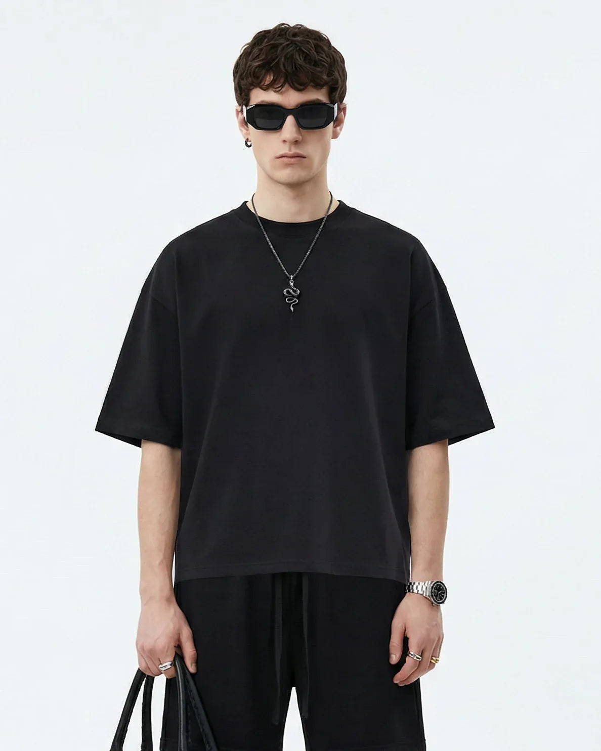 Cotton Boxy Short Sleeve T-Shirt